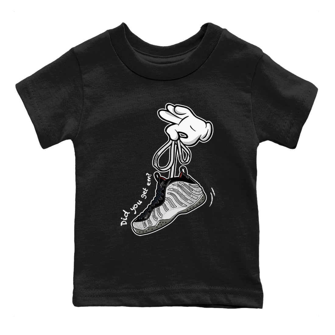 Cartoon Hands snkmatch Tees Kids - Air Foamposite One Jin