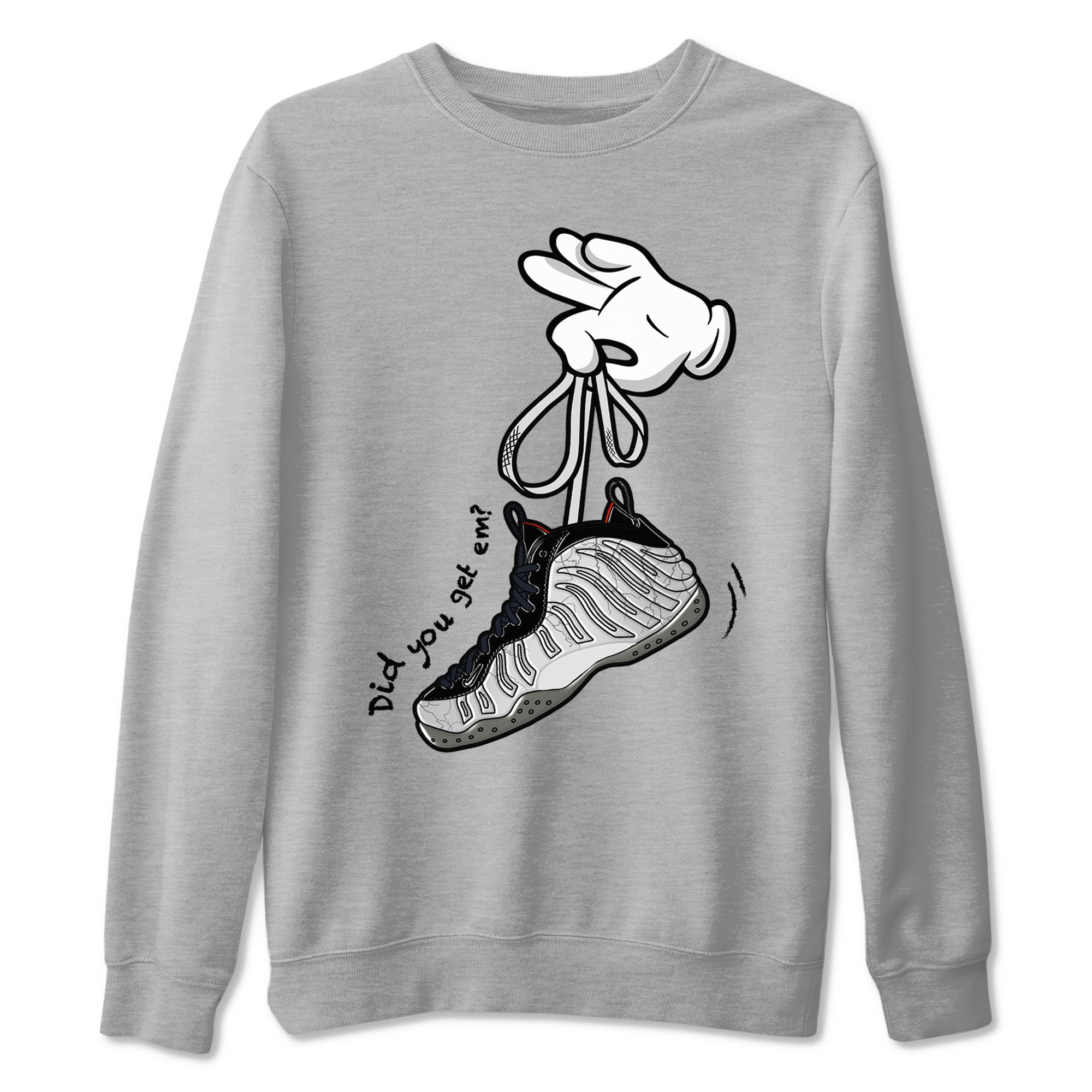 Cartoon Hands snkmatch Tees - Air Foamposite One Jin