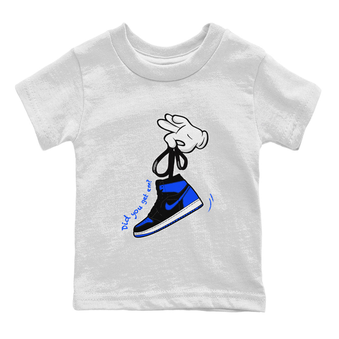 Cartoon Hands snkmatch Tee Kids - Air Jordan 1 Royal Reimagined