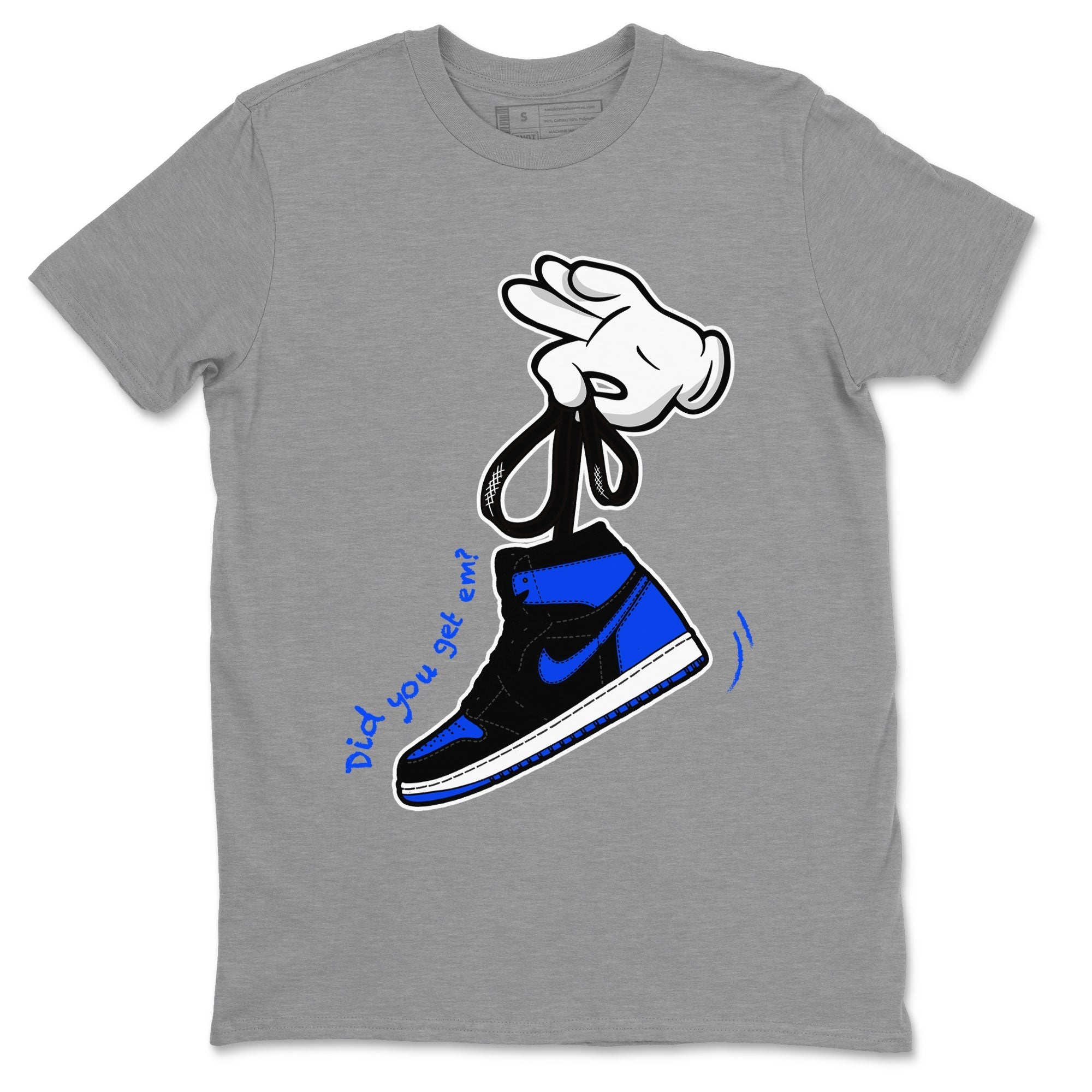 Cartoon Hands snkmatch Tee - Air Jordan 1 Royal Reimagined
