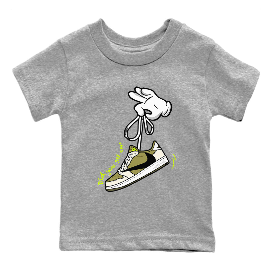 Cartoon Hands snkmatch Tee Kids - Air Jordan 1 Travis Scott Golf