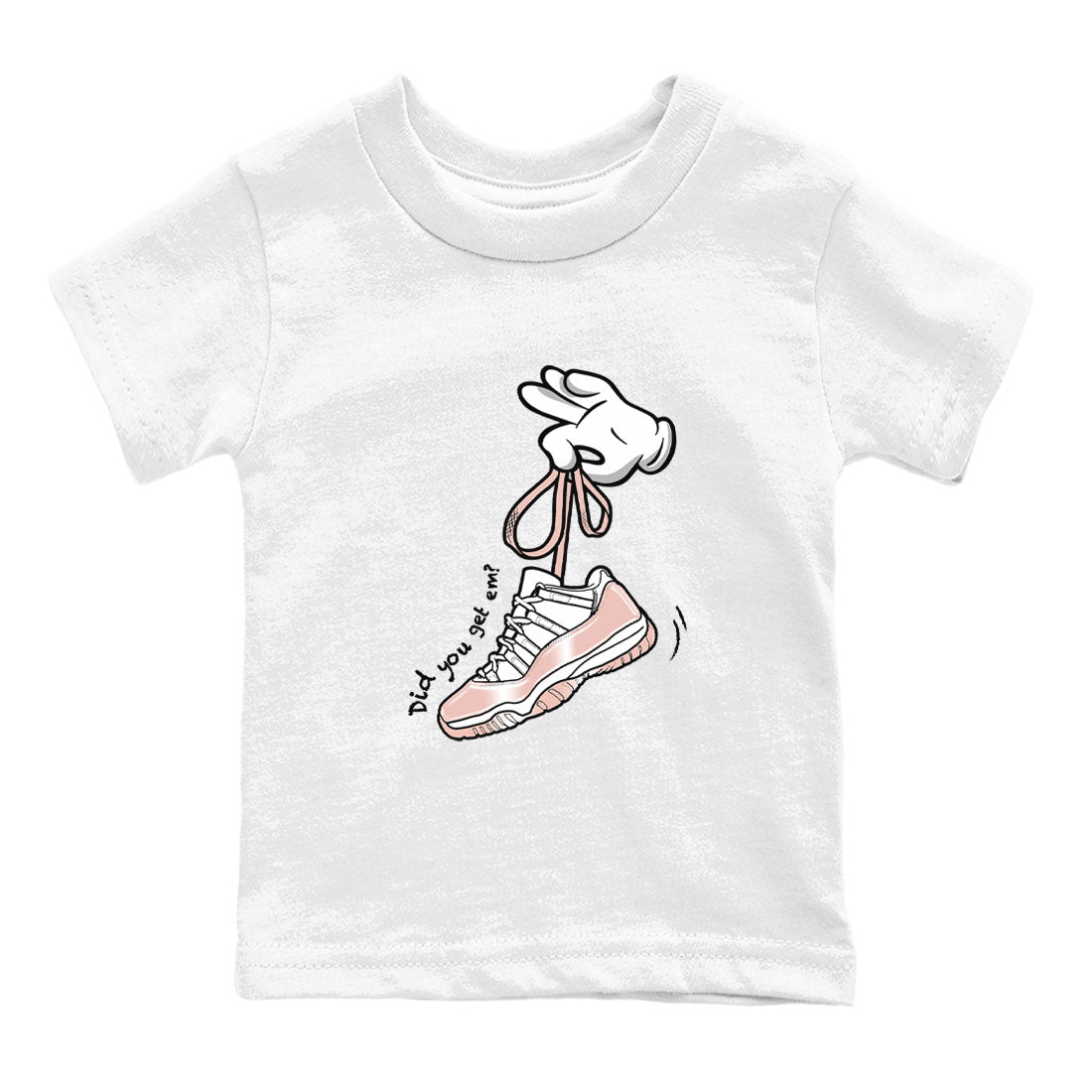 Cartoon Hands snkmatch Tees Kids - Air Jordan 11 Legend Pink