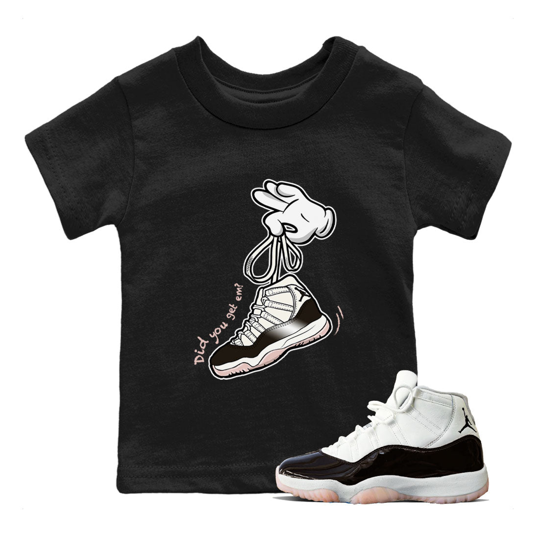 Cartoon Hands snkmatch Tee Kids - Air Jordan 11 Neapolitan