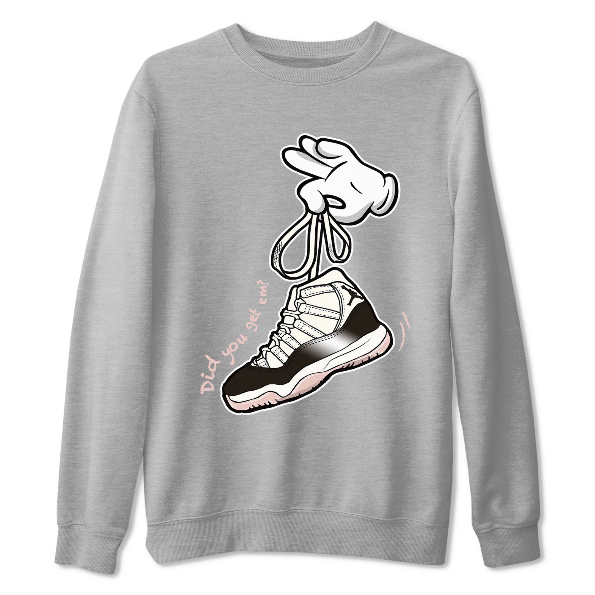 Cartoon Hands snkmatch Tee - Air Jordan 11 Neapolitan