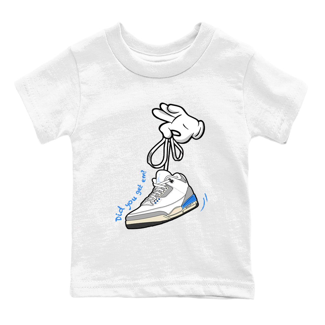 Cartoon Hands snkmatch Tees Kids - Air Jordan 3 Lucky Shorts
