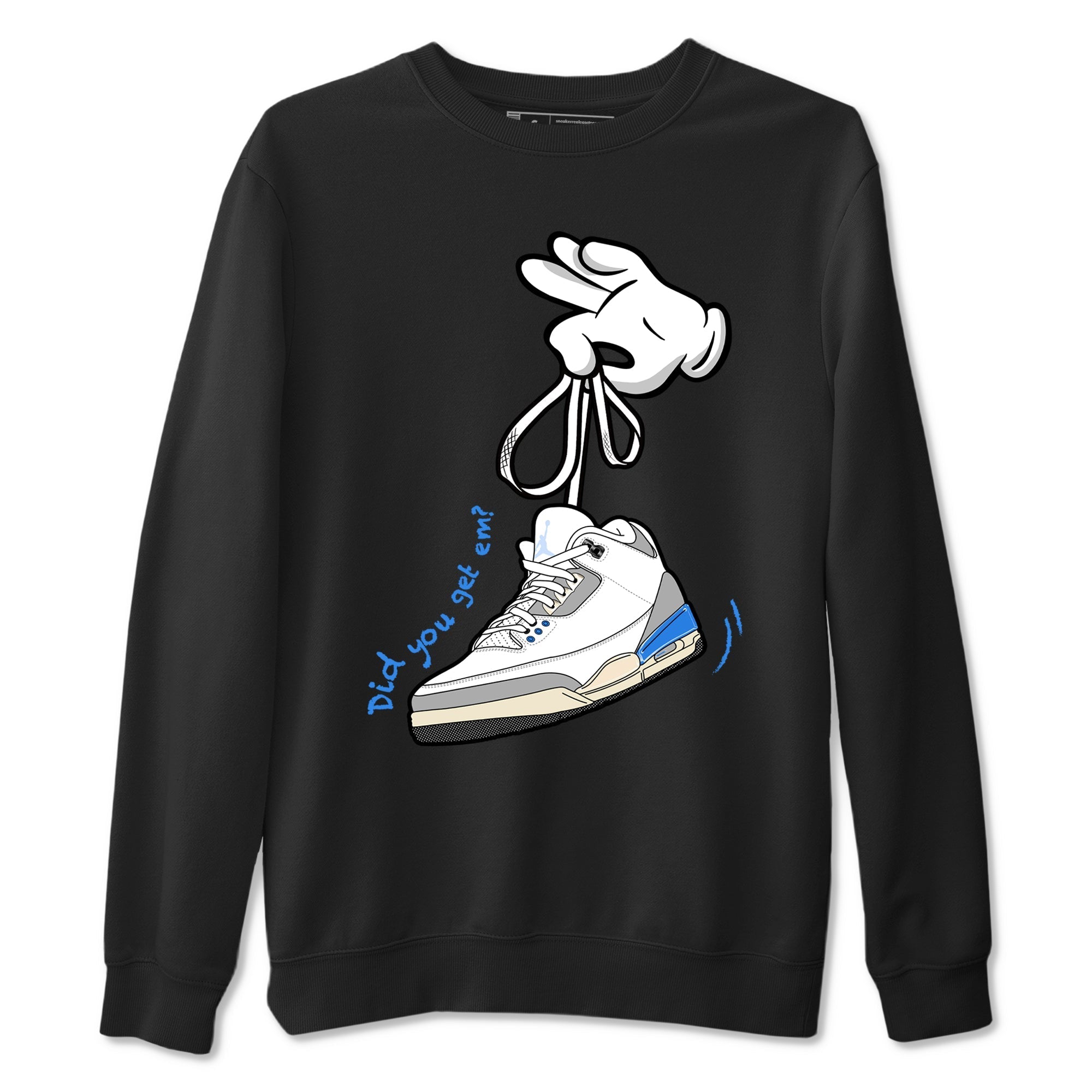 Cartoon Hands snkmatch Tees - Air Jordan 3 Lucky Shorts