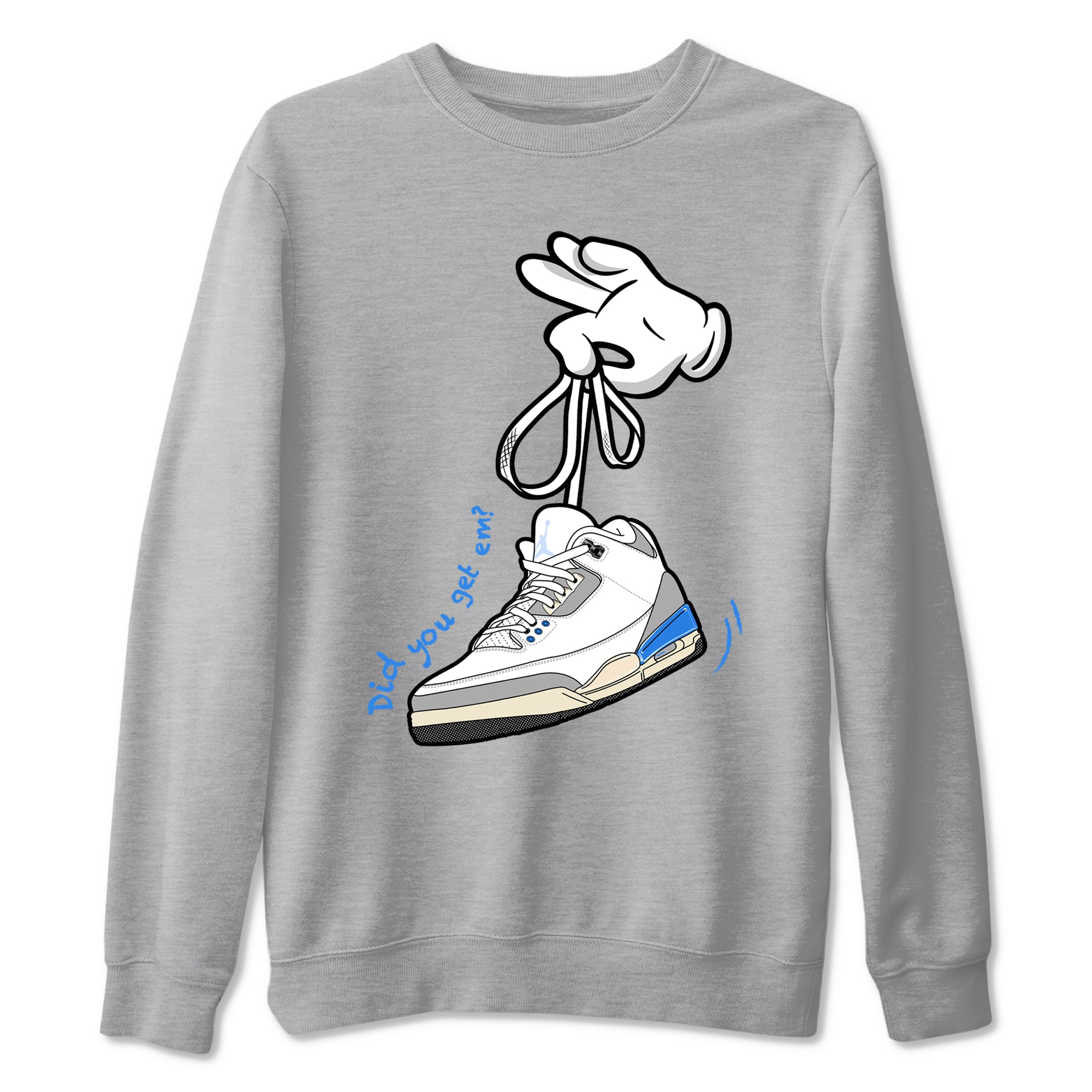 Cartoon Hands snkmatch Tees - Air Jordan 3 Lucky Shorts