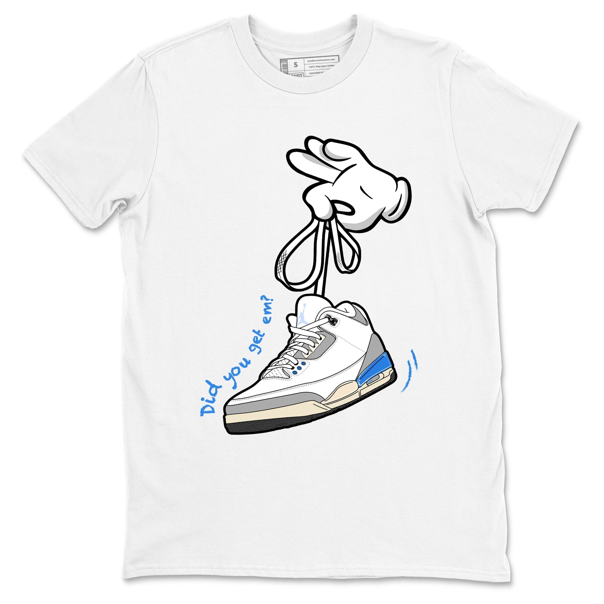 Cartoon Hands snkmatch Tees - Air Jordan 3 Lucky Shorts