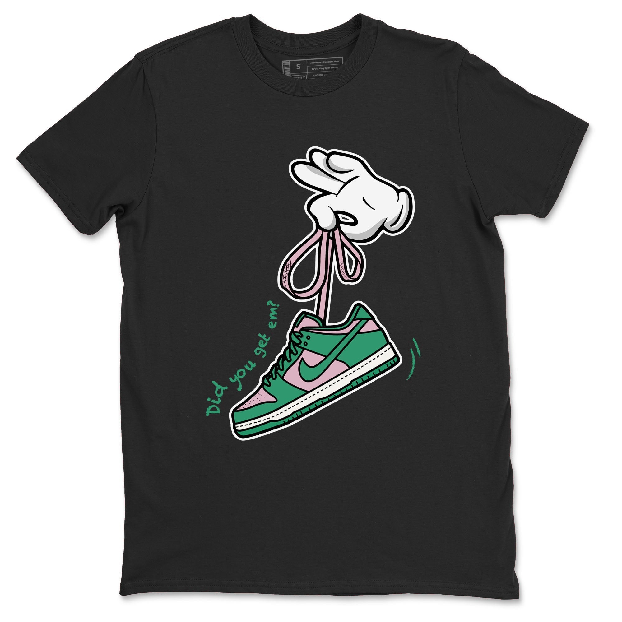 Cartoon Hands snkmatch Tees - Dunk Medium Soft Pink Malachite