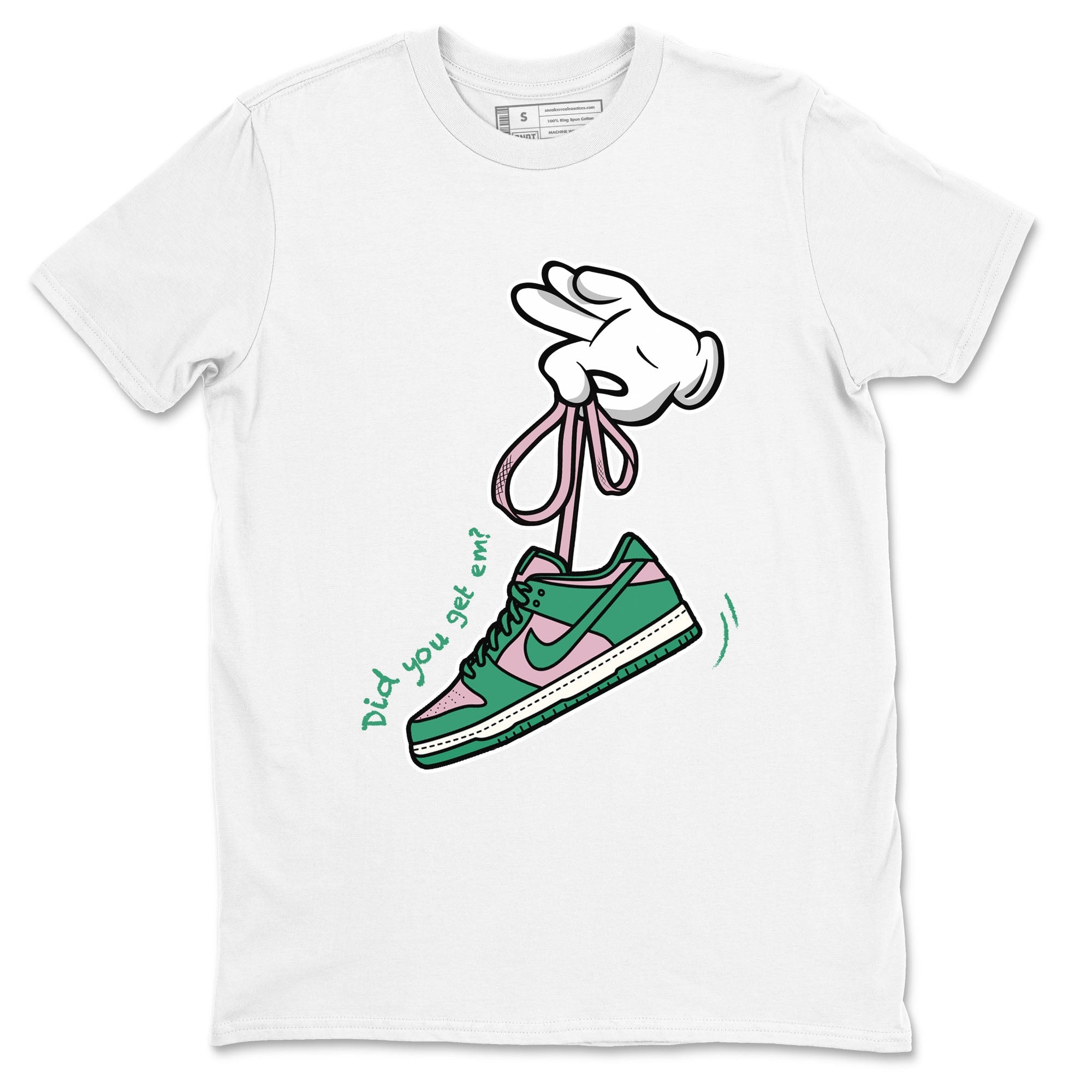 Cartoon Hands snkmatch Tees - Dunk Medium Soft Pink Malachite