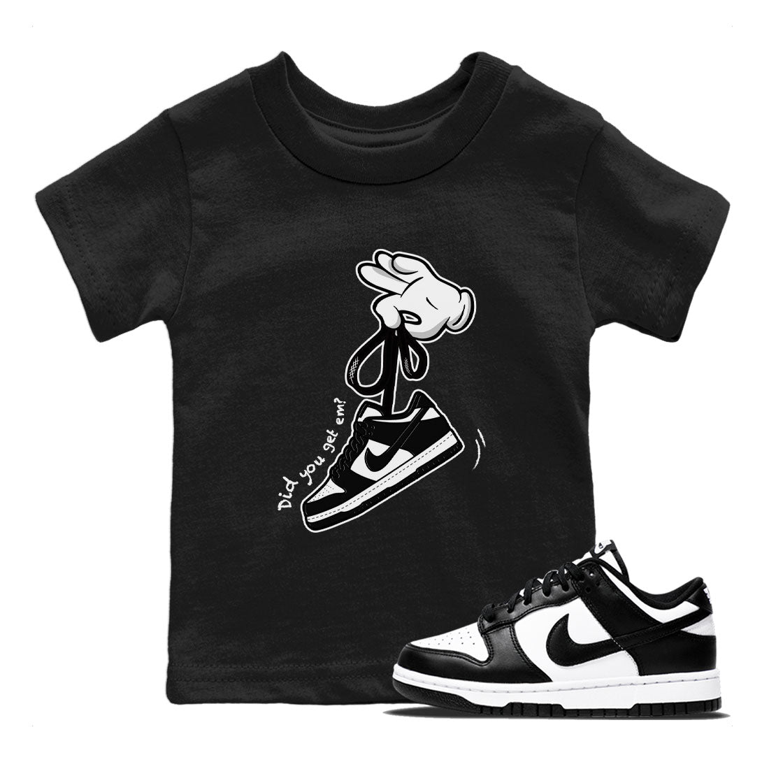 Cartoon Hands snkmatch Tee Kids - Dunk Panda