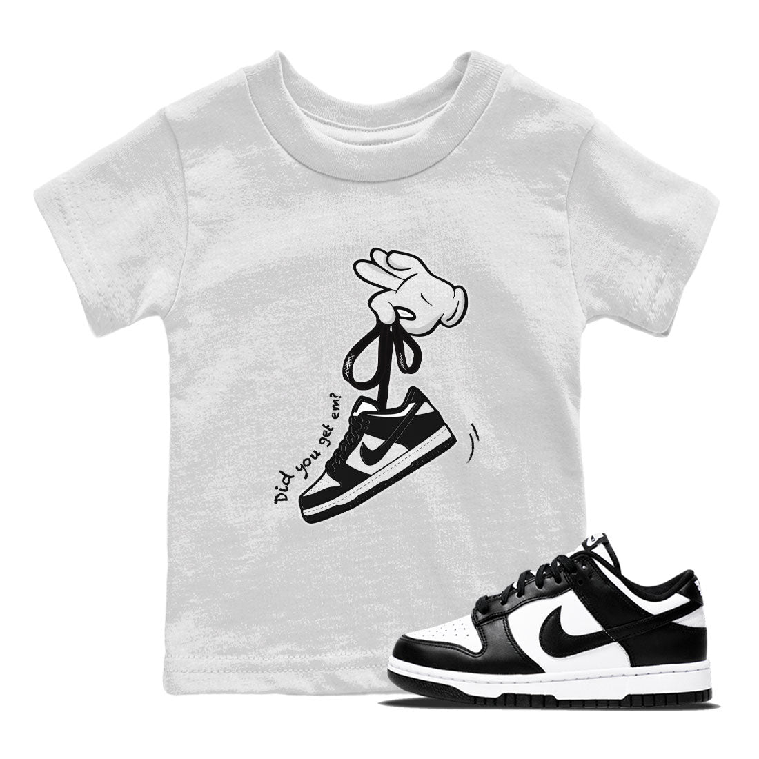 Cartoon Hands snkmatch Tee Kids - Dunk Panda