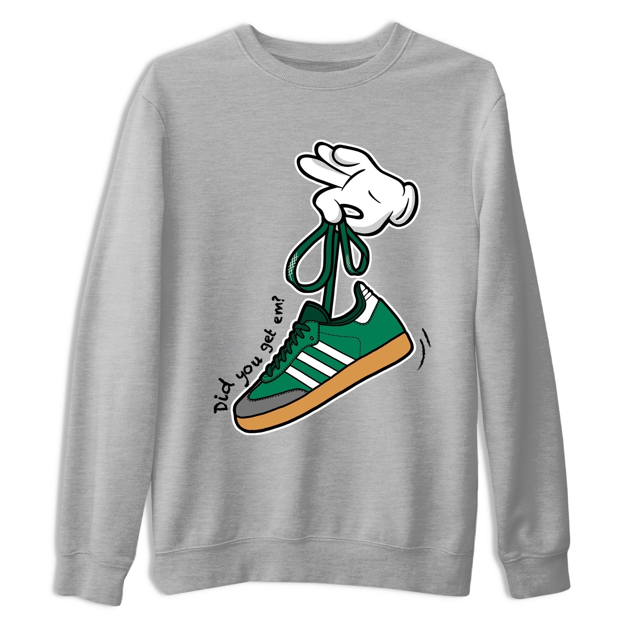 Cartoon Hands snkmatch Tee - Samba Collegiate Green Gum
