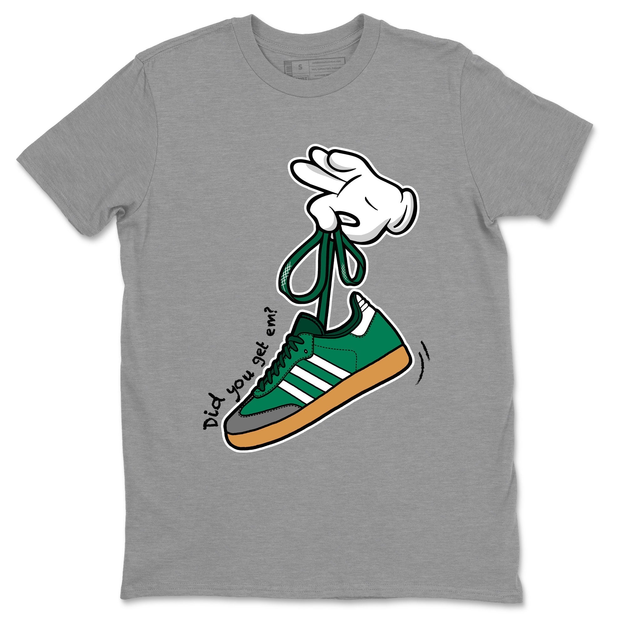 Cartoon Hands snkmatch Tee - Samba Collegiate Green Gum