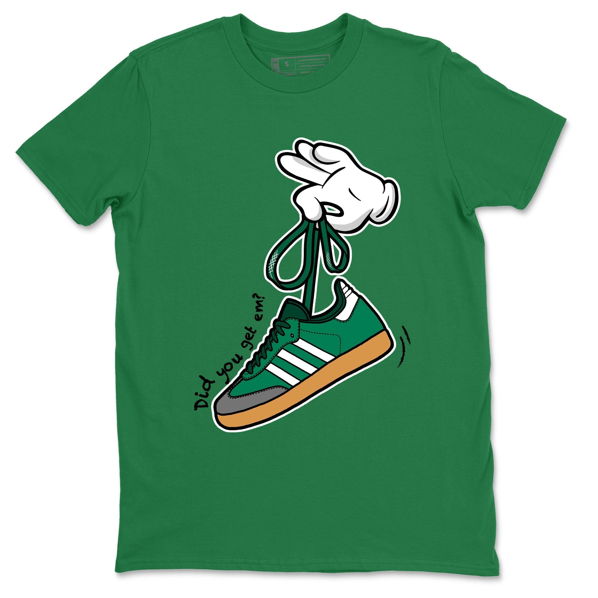 Cartoon Hands snkmatch Tee - Samba Collegiate Green Gum