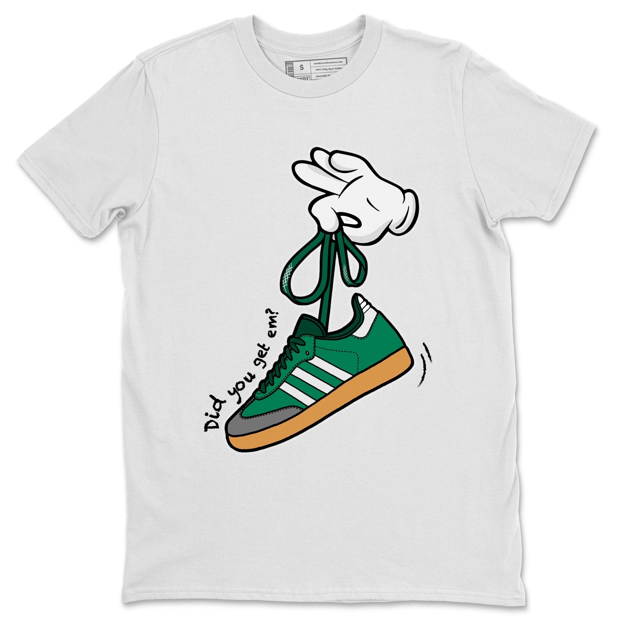 Cartoon Hands snkmatch Tee - Samba Collegiate Green Gum