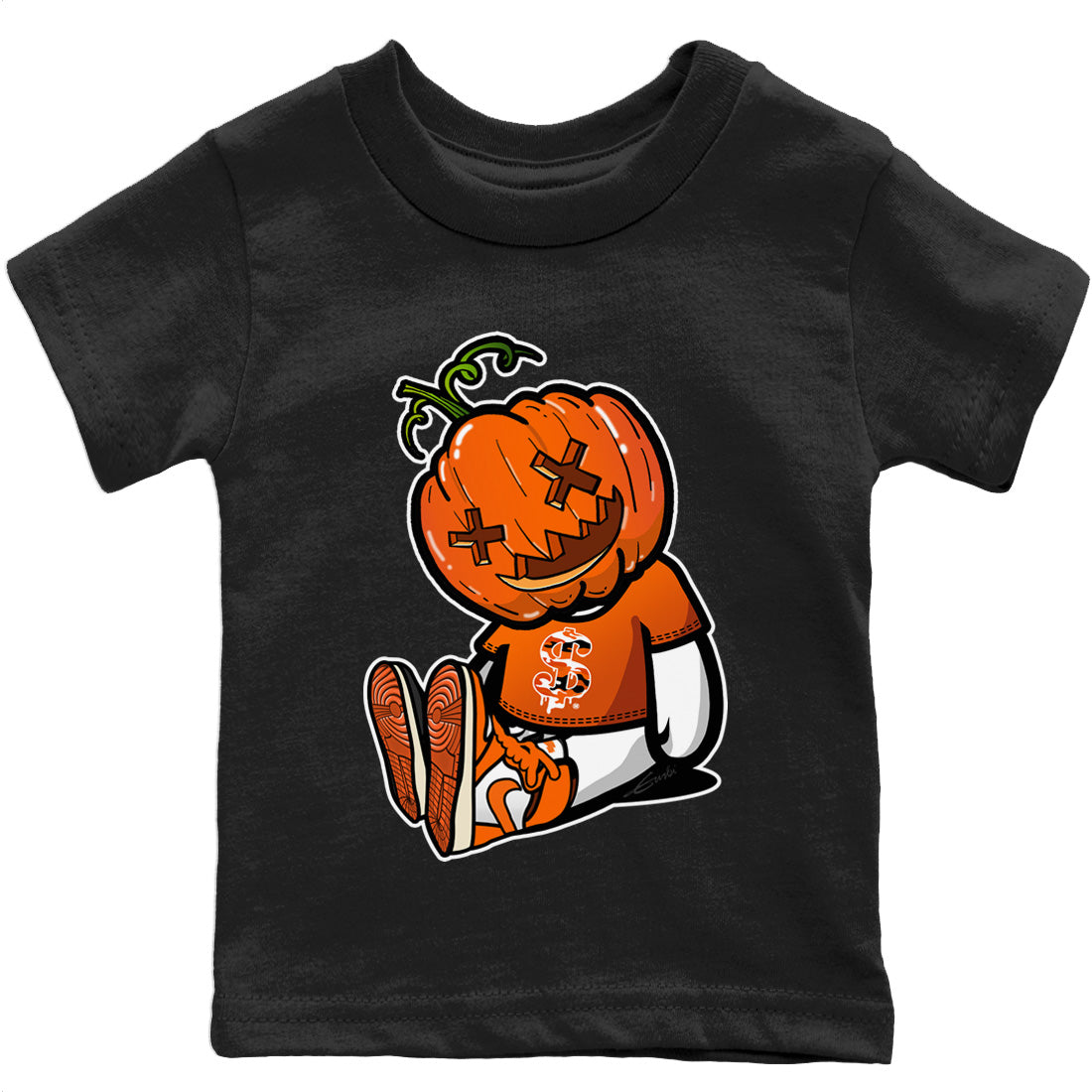 Carved Pumpkin Dolls Kids Tops - Air Jordan 1 Starfish