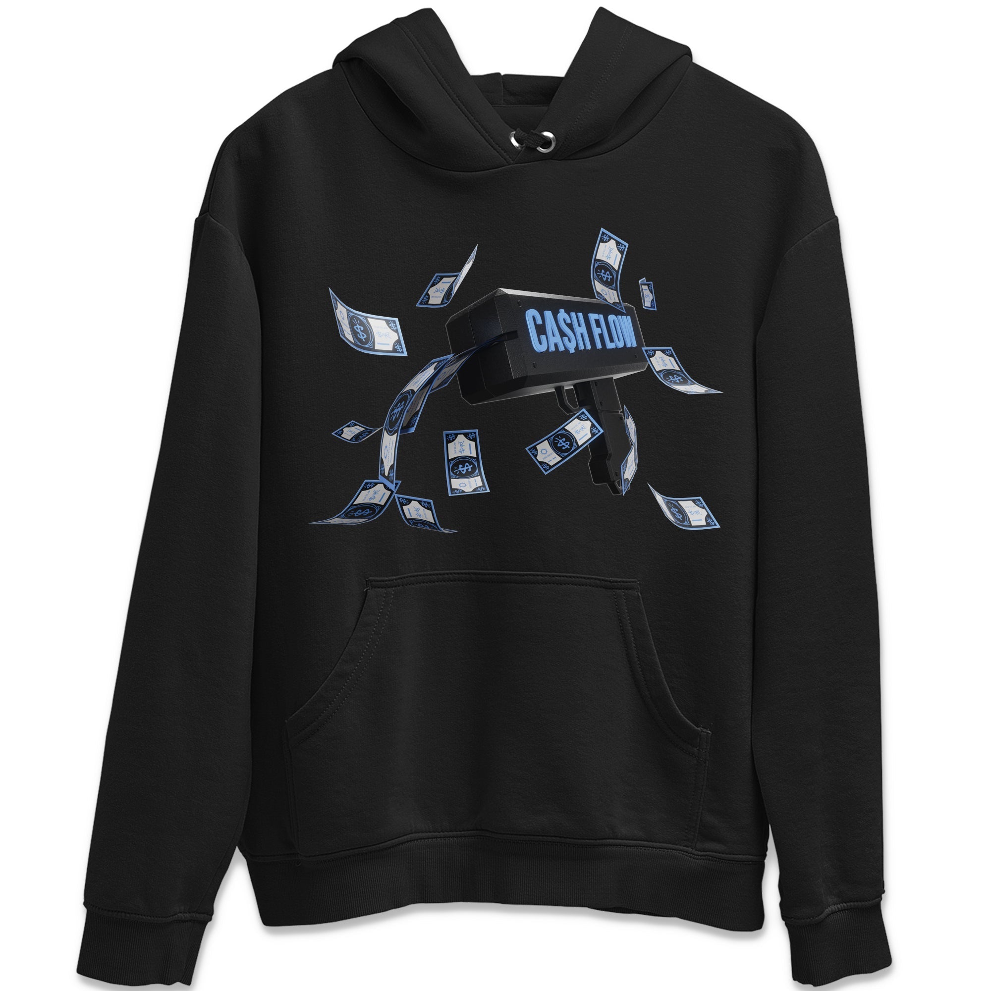 Cash Flow Unisex Tops - Air Jordan 1 UNC Toe