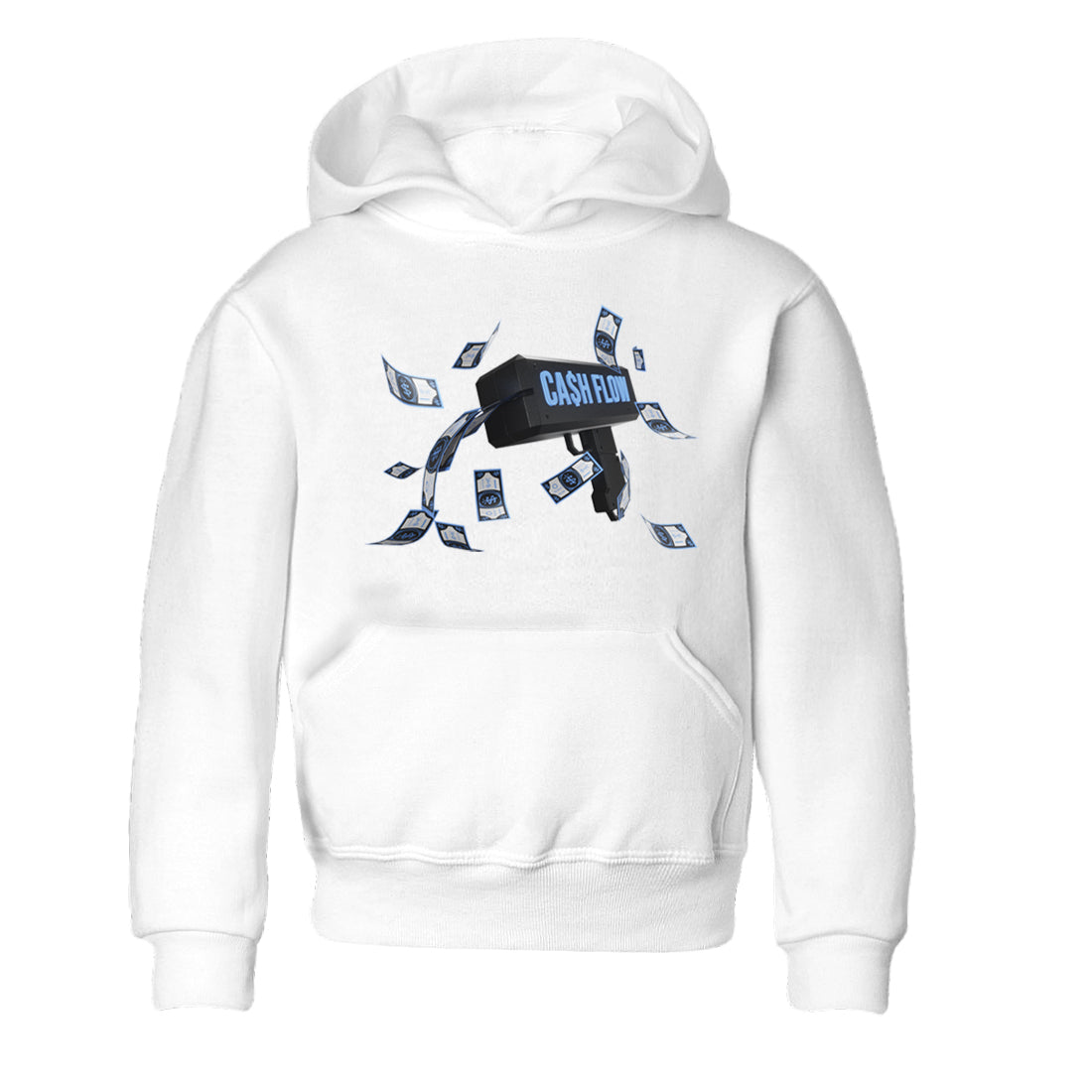 Cash Flow Kids Tops - Air Jordan 1 UNC Toe