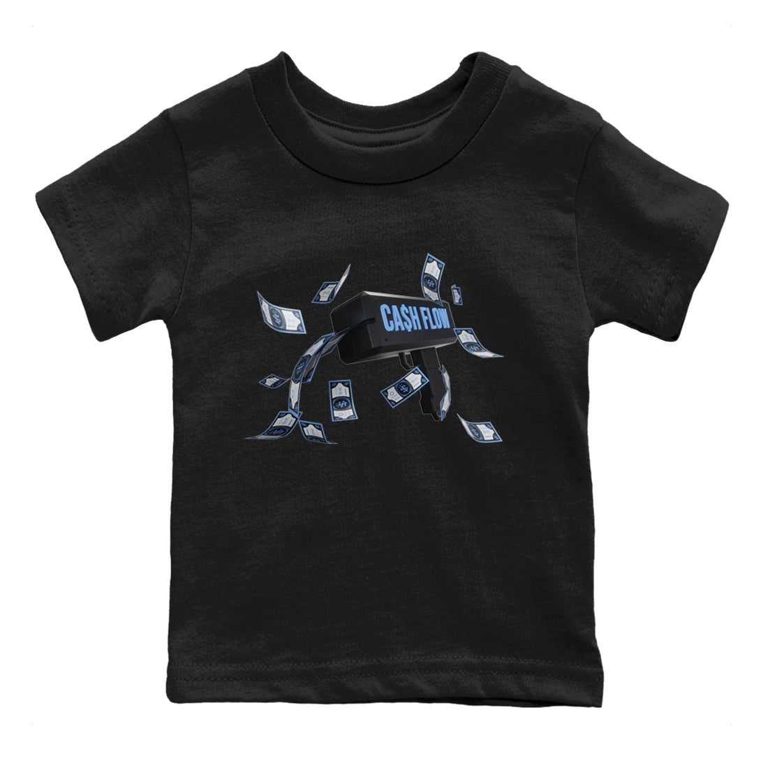 Cash Flow Kids Tops - Air Jordan 1 UNC Toe