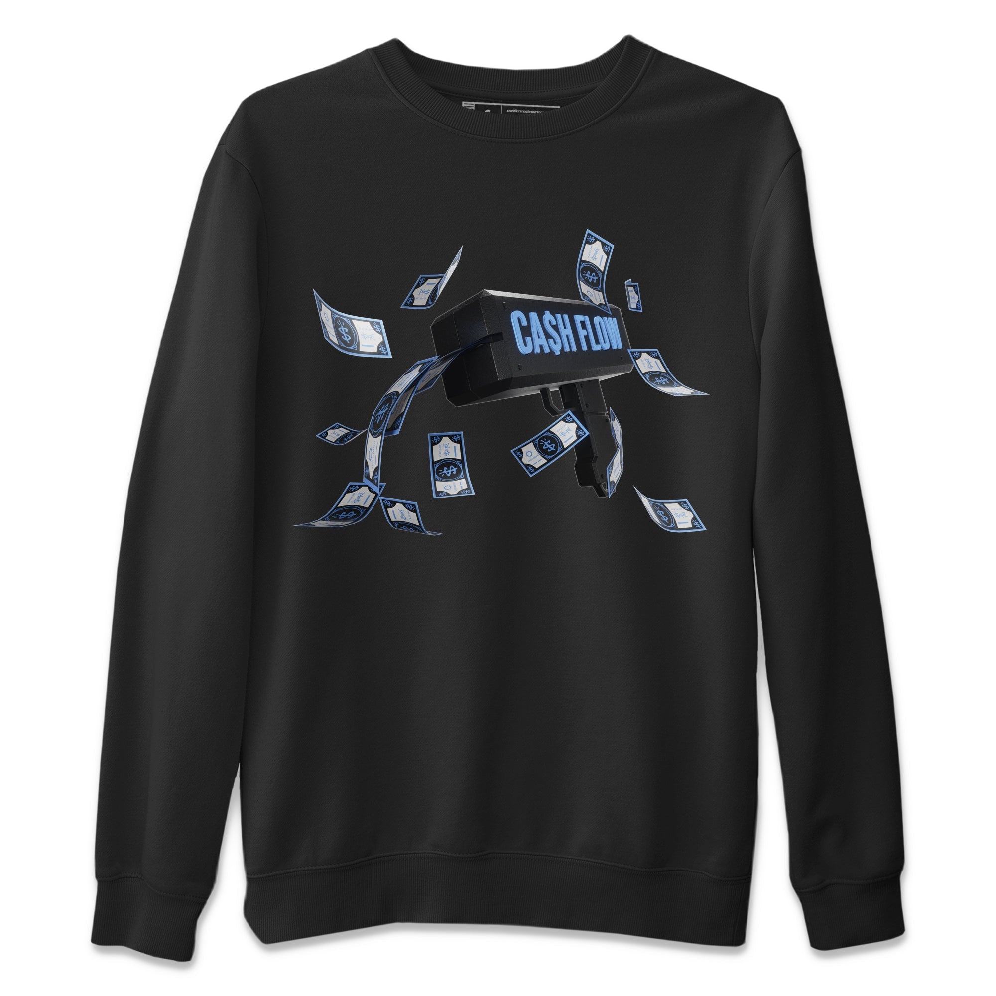 Cash Flow Unisex Tops - Air Jordan 1 UNC Toe