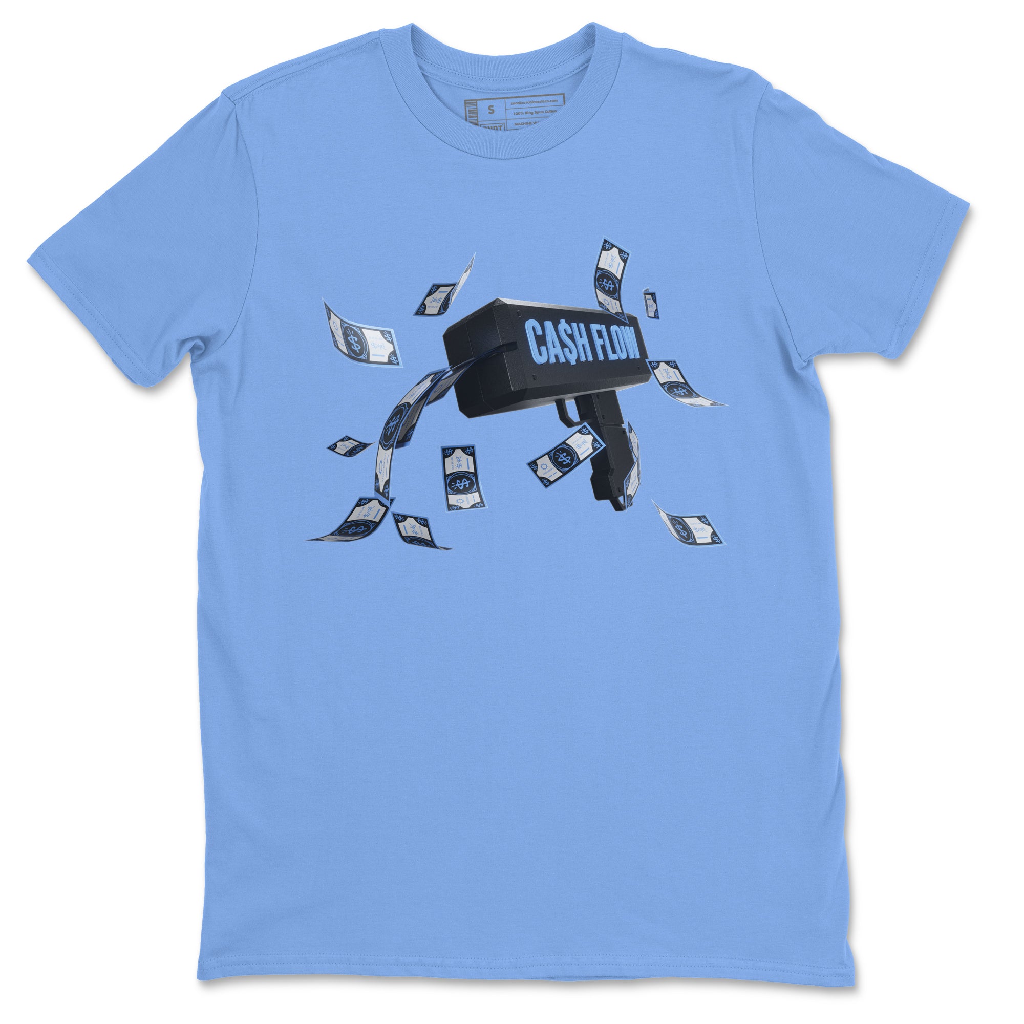 Cash Flow Unisex Tops - Air Jordan 1 UNC Toe