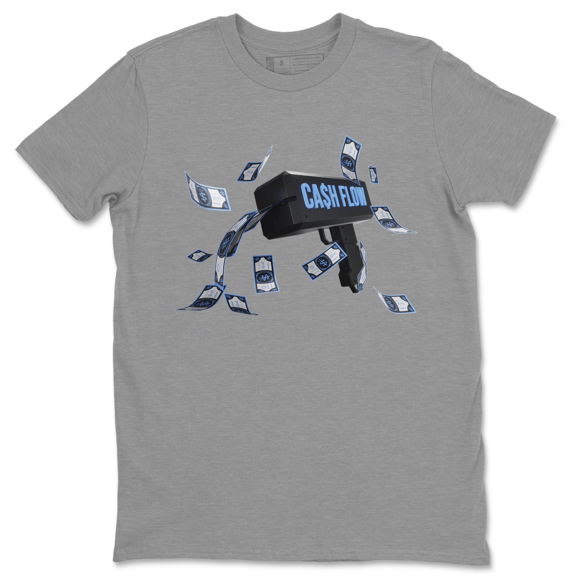 Cash Flow Unisex Tops - Air Jordan 1 UNC Toe