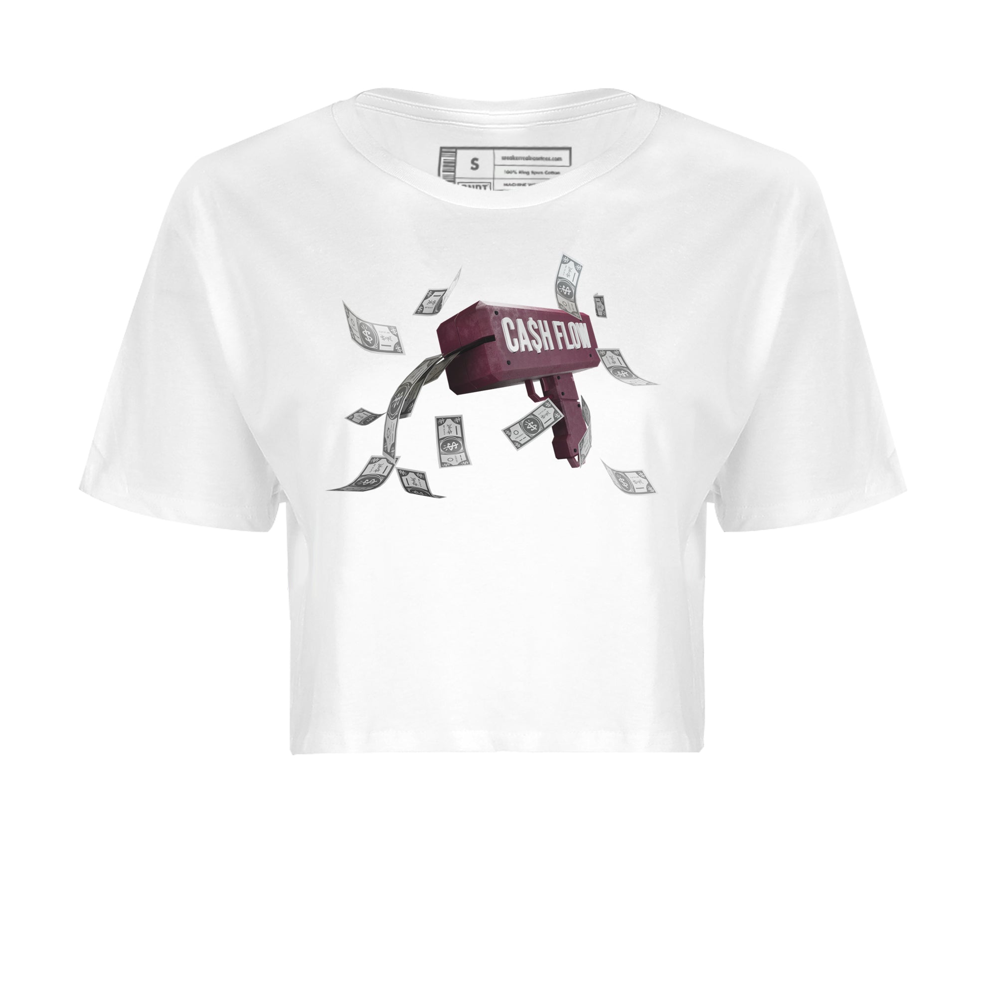 Cash Flow Women's Tops - Air Jordan 5 Burgundy