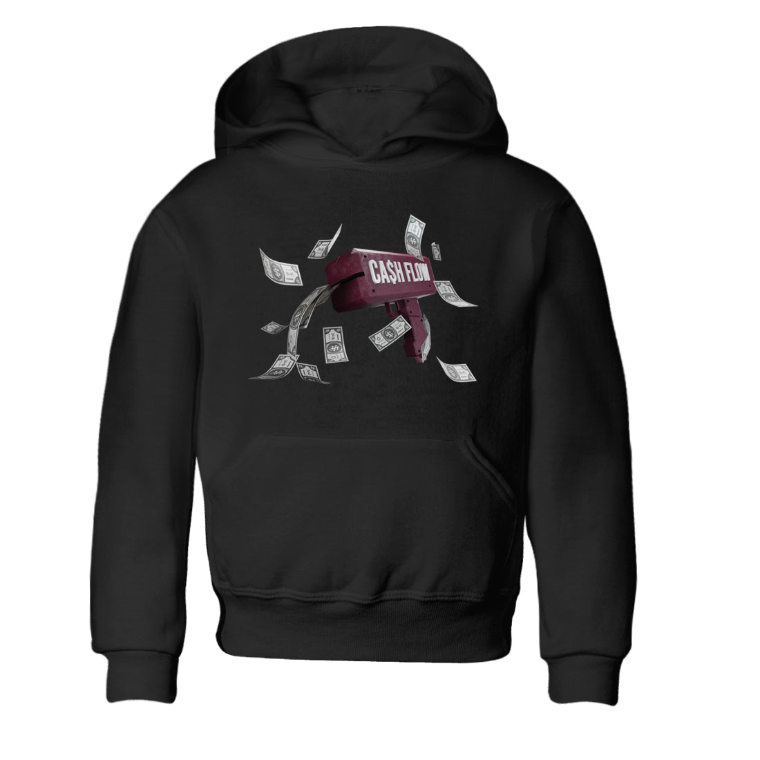 Cash Flow Kids Tops - Air Jordan 5 Burgundy