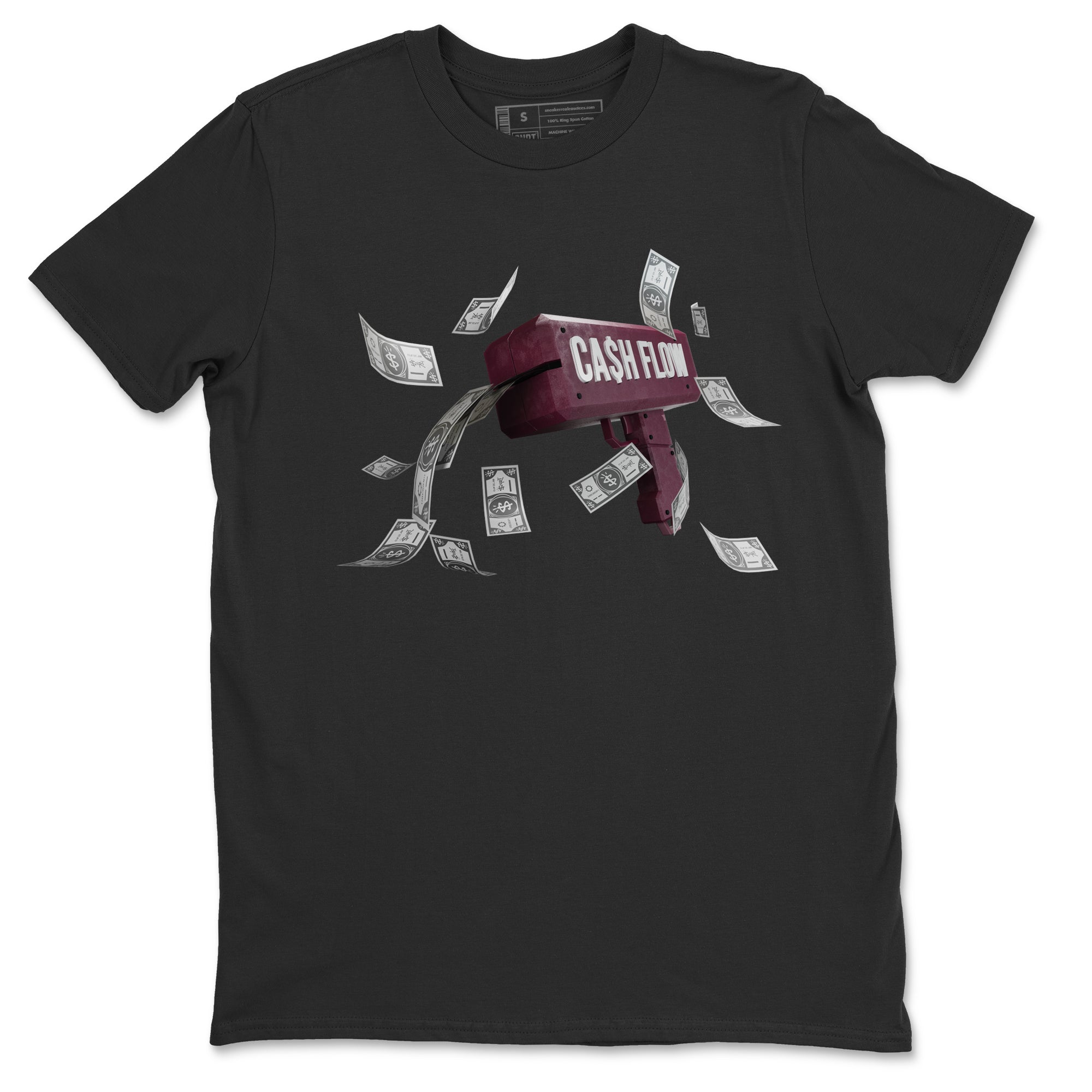 Cash Flow Unisex Tops - Air Jordan 5 Burgundy
