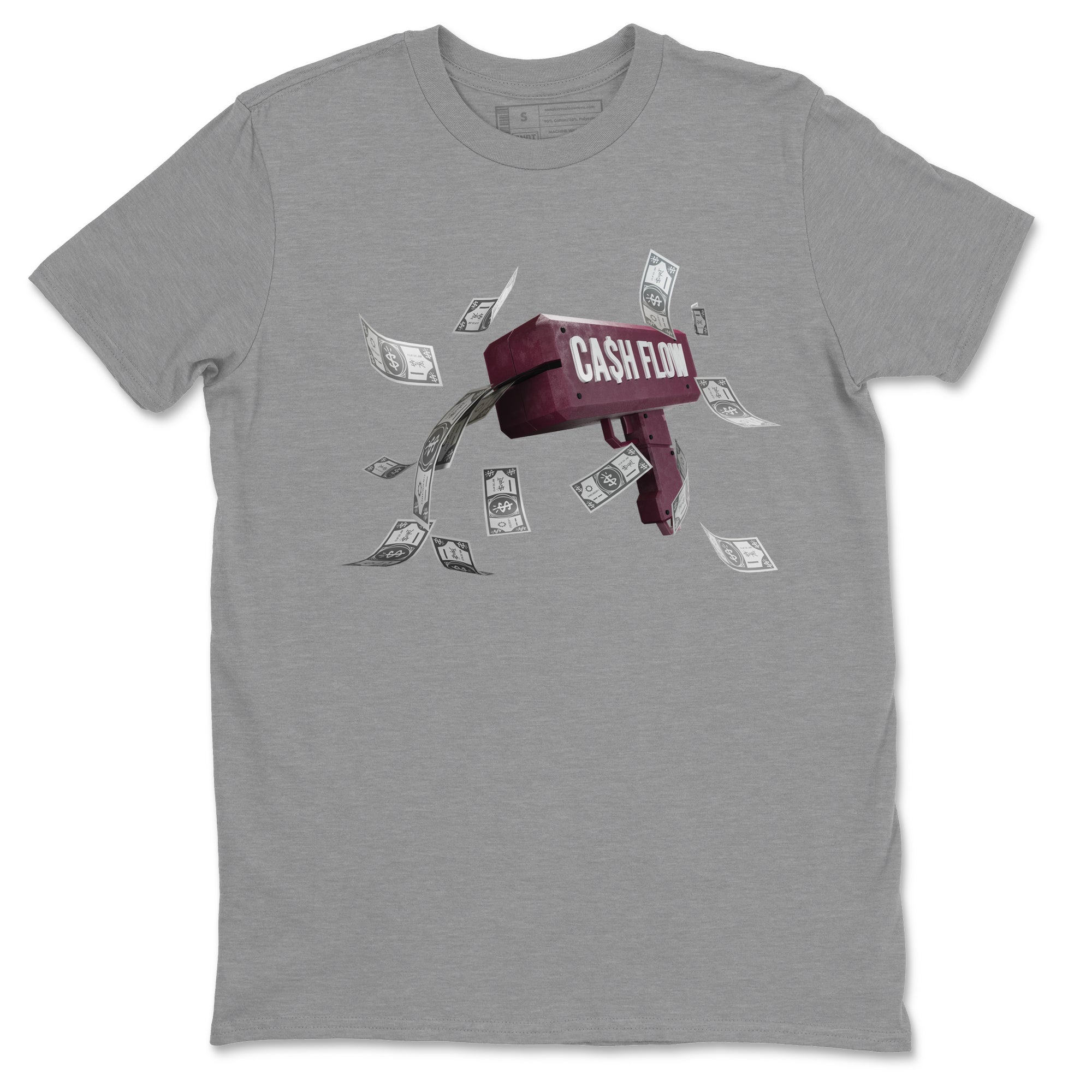 Cash Flow Unisex Tops - Air Jordan 5 Burgundy