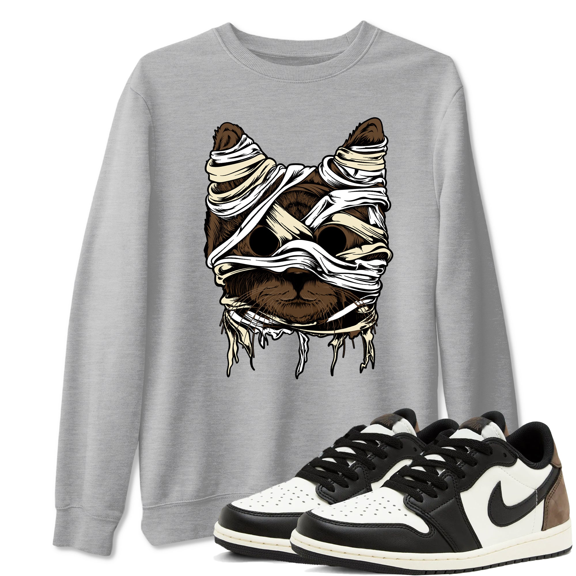 Cat Mummy snkmatch Tees - Air Jordan 1 Mocha