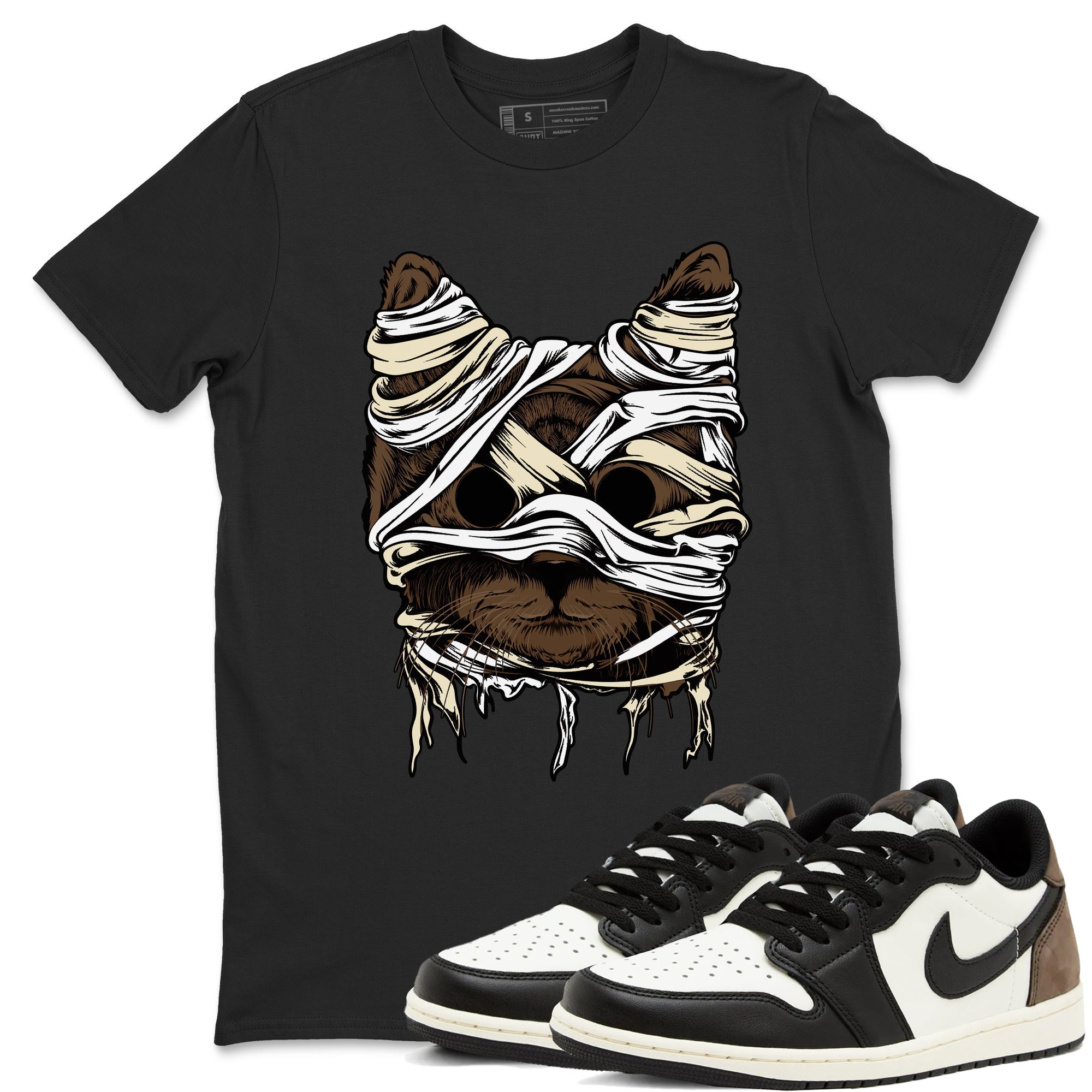 Cat Mummy snkmatch Tees - Air Jordan 1 Mocha