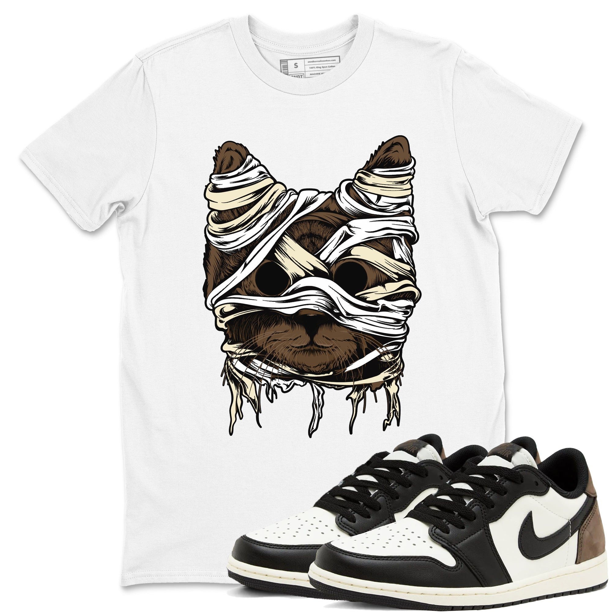 Cat Mummy snkmatch Tees - Air Jordan 1 Mocha