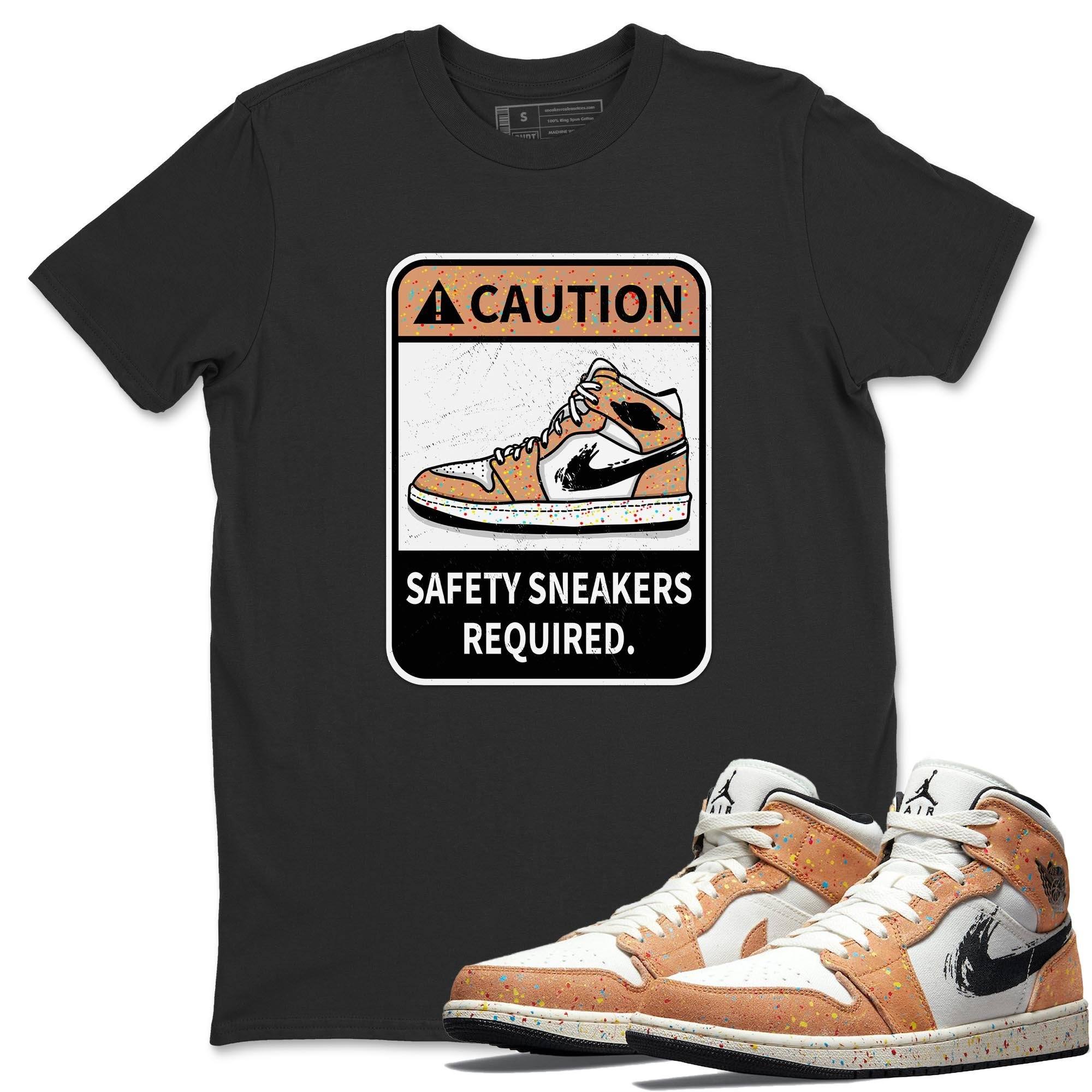 Caution Unisex Tops - Air Jordan 1 Brushstroke