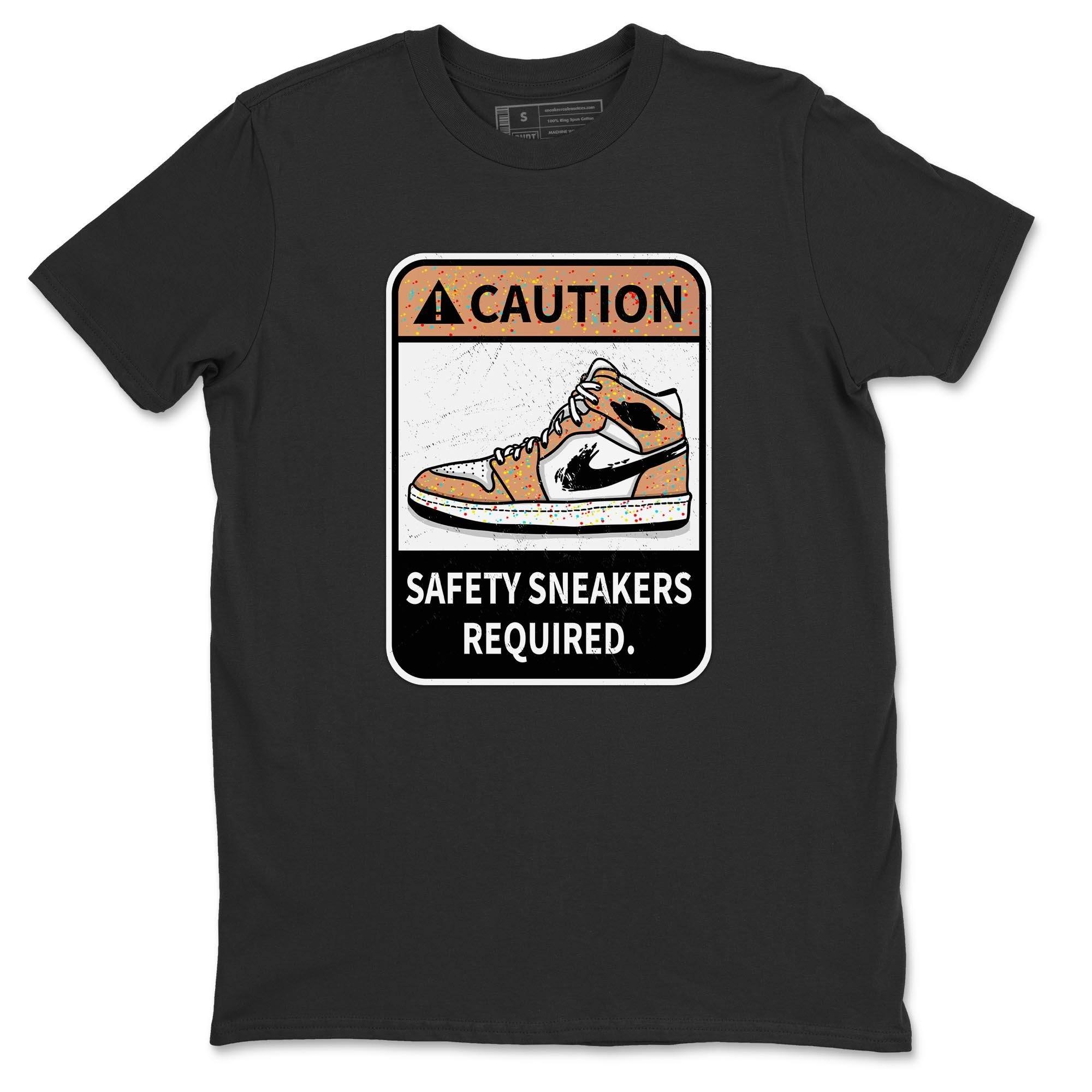 Caution Unisex Tops - Air Jordan 1 Brushstroke