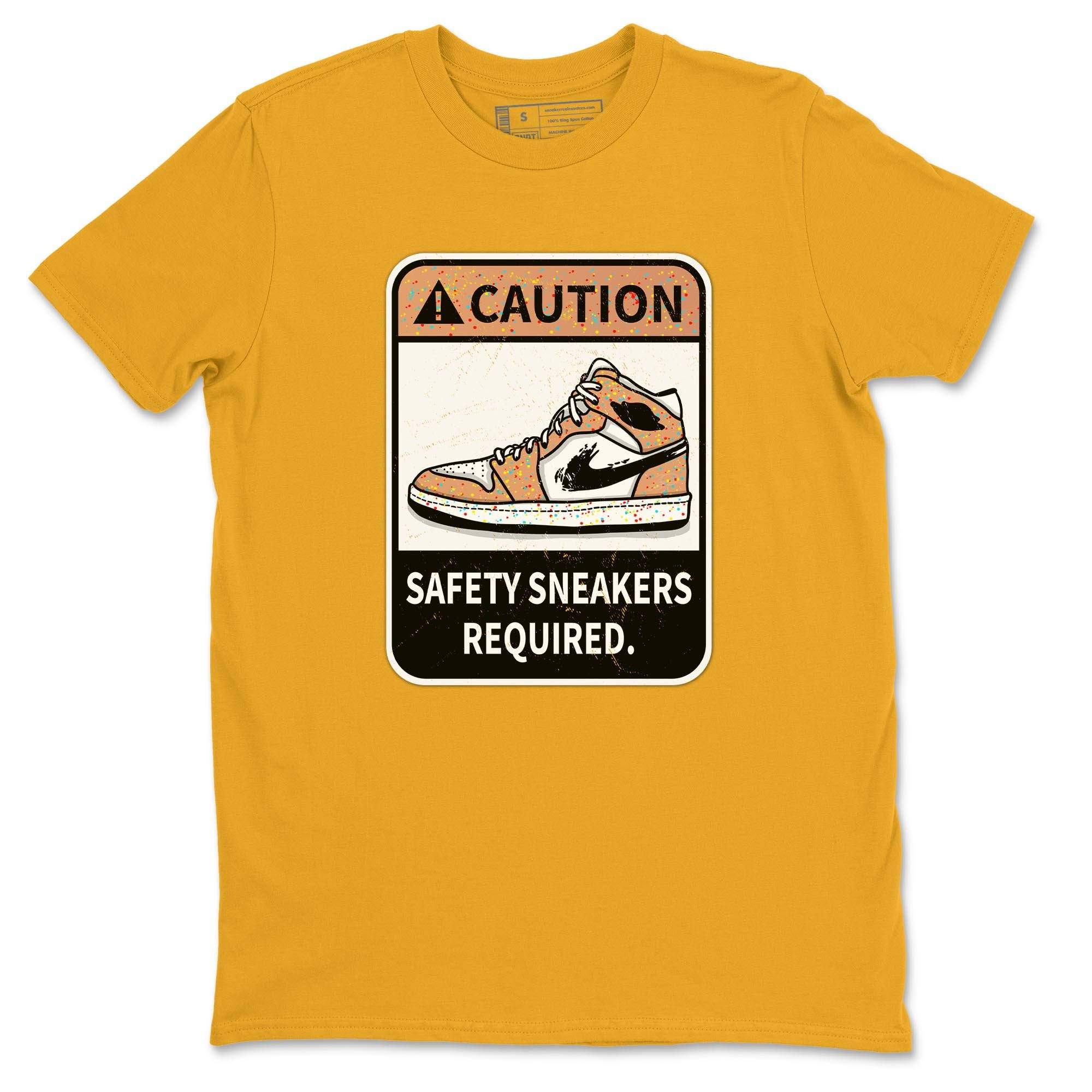 Caution Unisex Tops - Air Jordan 1 Brushstroke