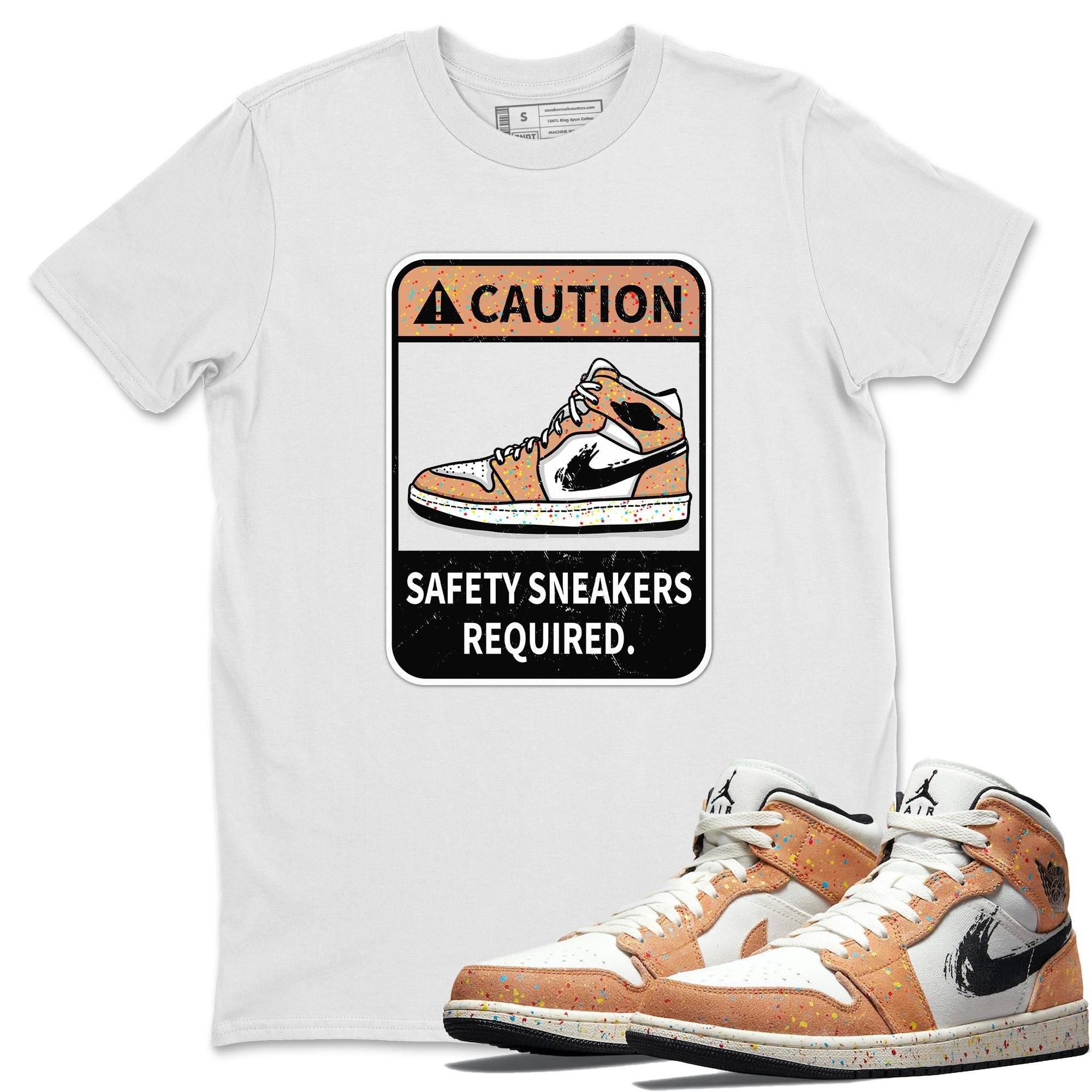 Caution Unisex Tops - Air Jordan 1 Brushstroke