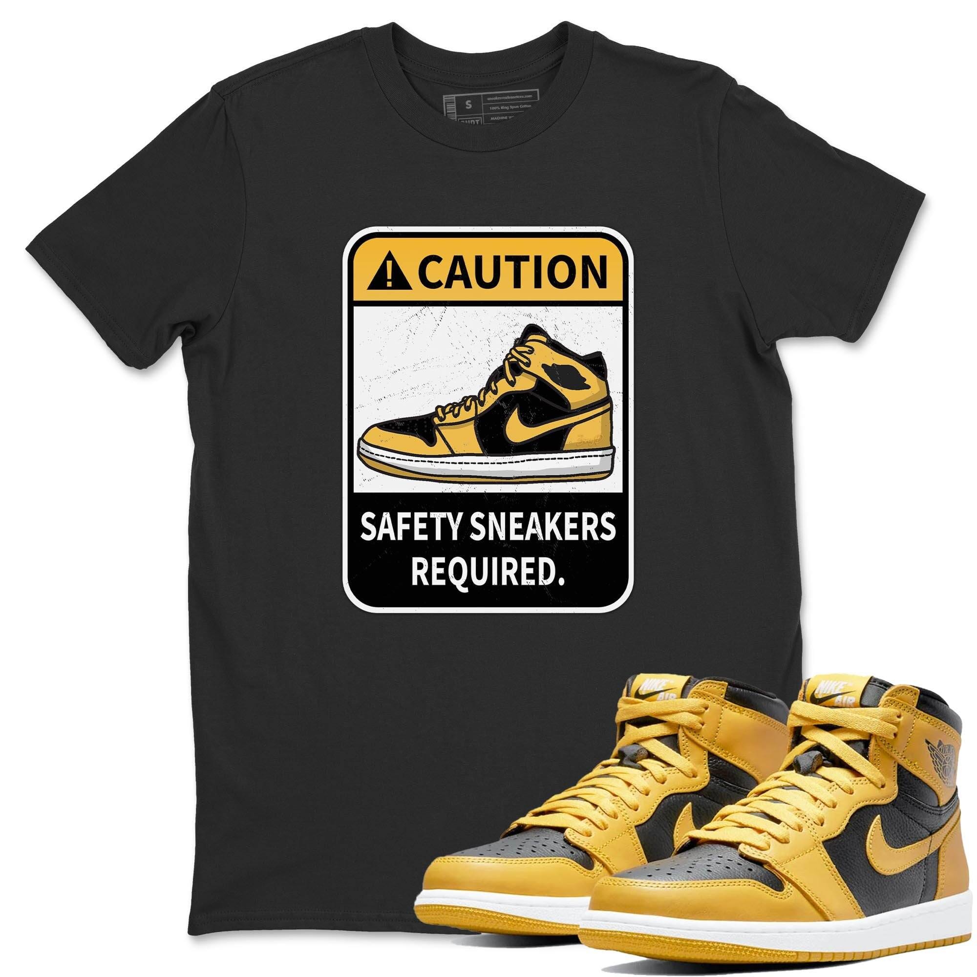 Caution Unisex Tops - Air Jordan 1 Pollen