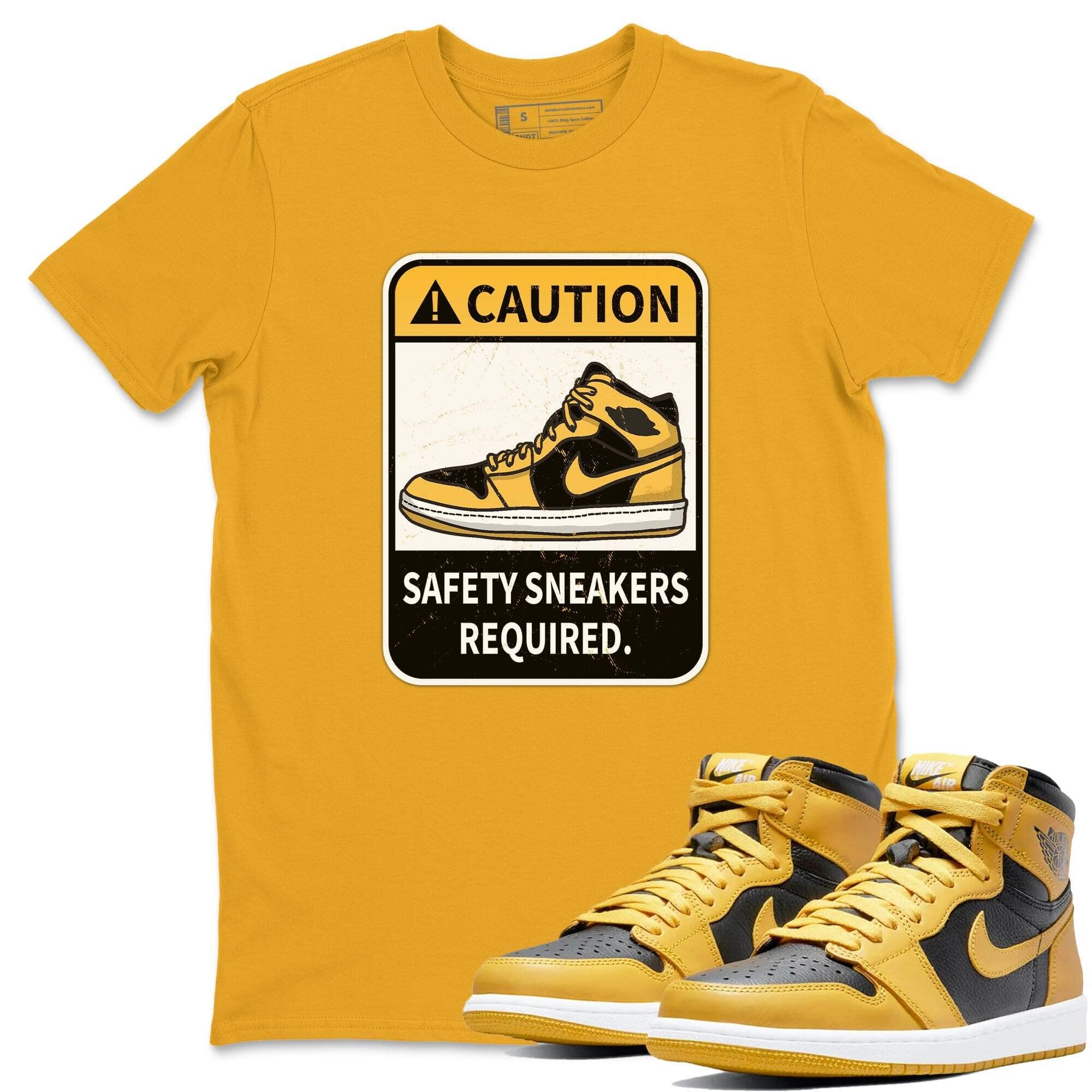 Caution Unisex Tops - Air Jordan 1 Pollen