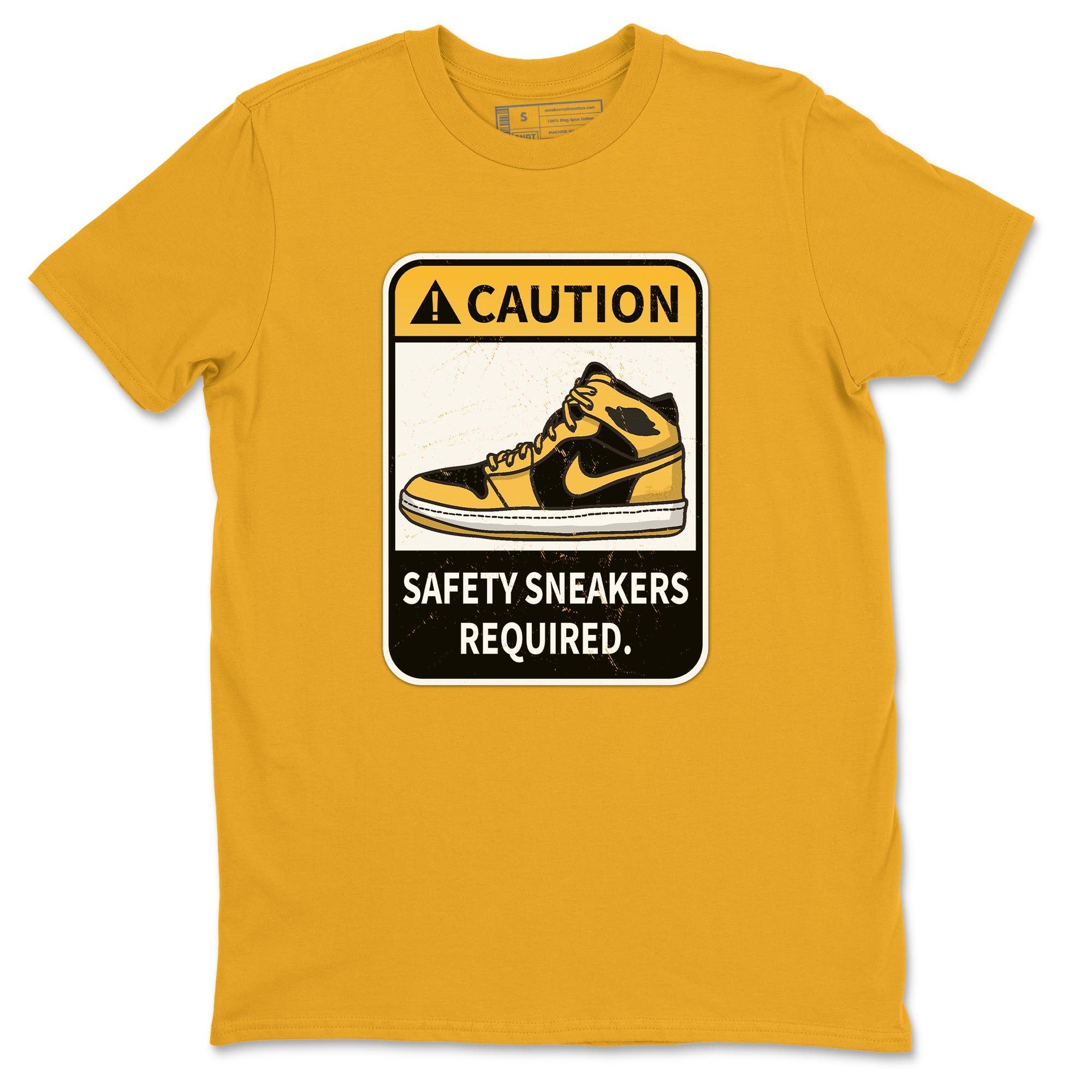 Caution Unisex Tops - Air Jordan 1 Pollen