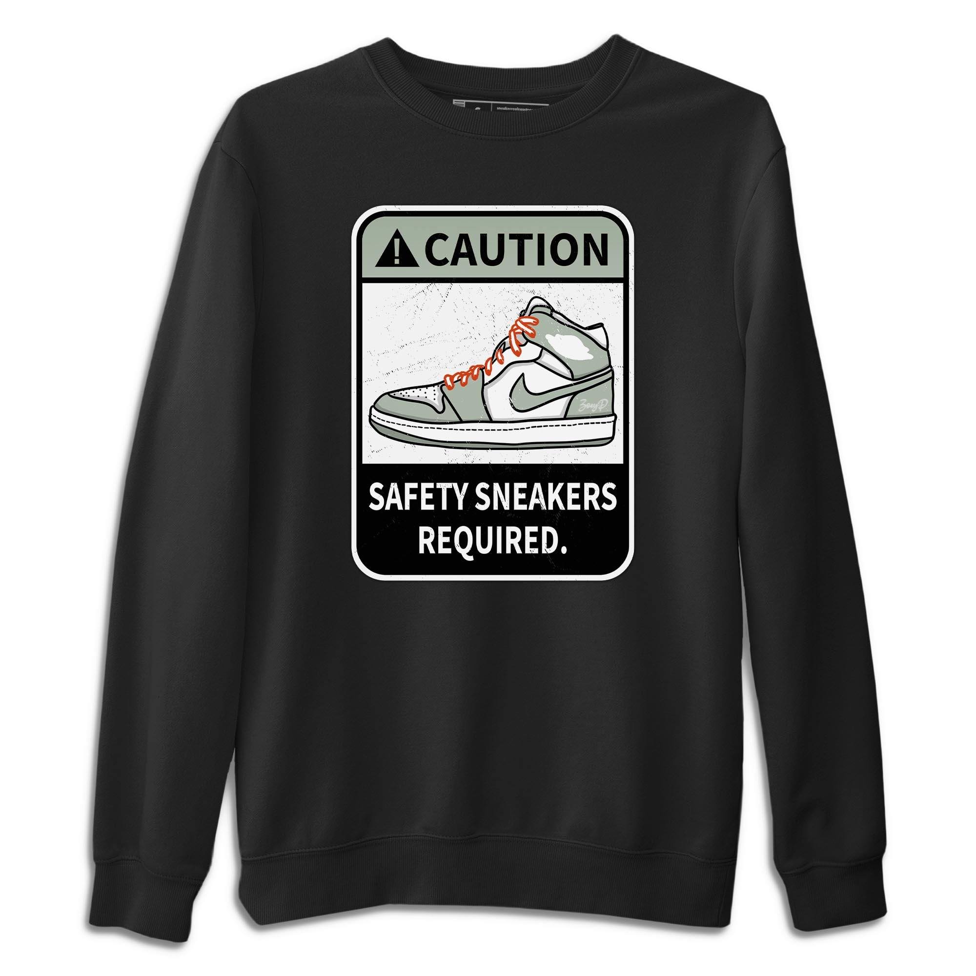 Caution Unisex Tops - Air Jordan 1 Seafoam