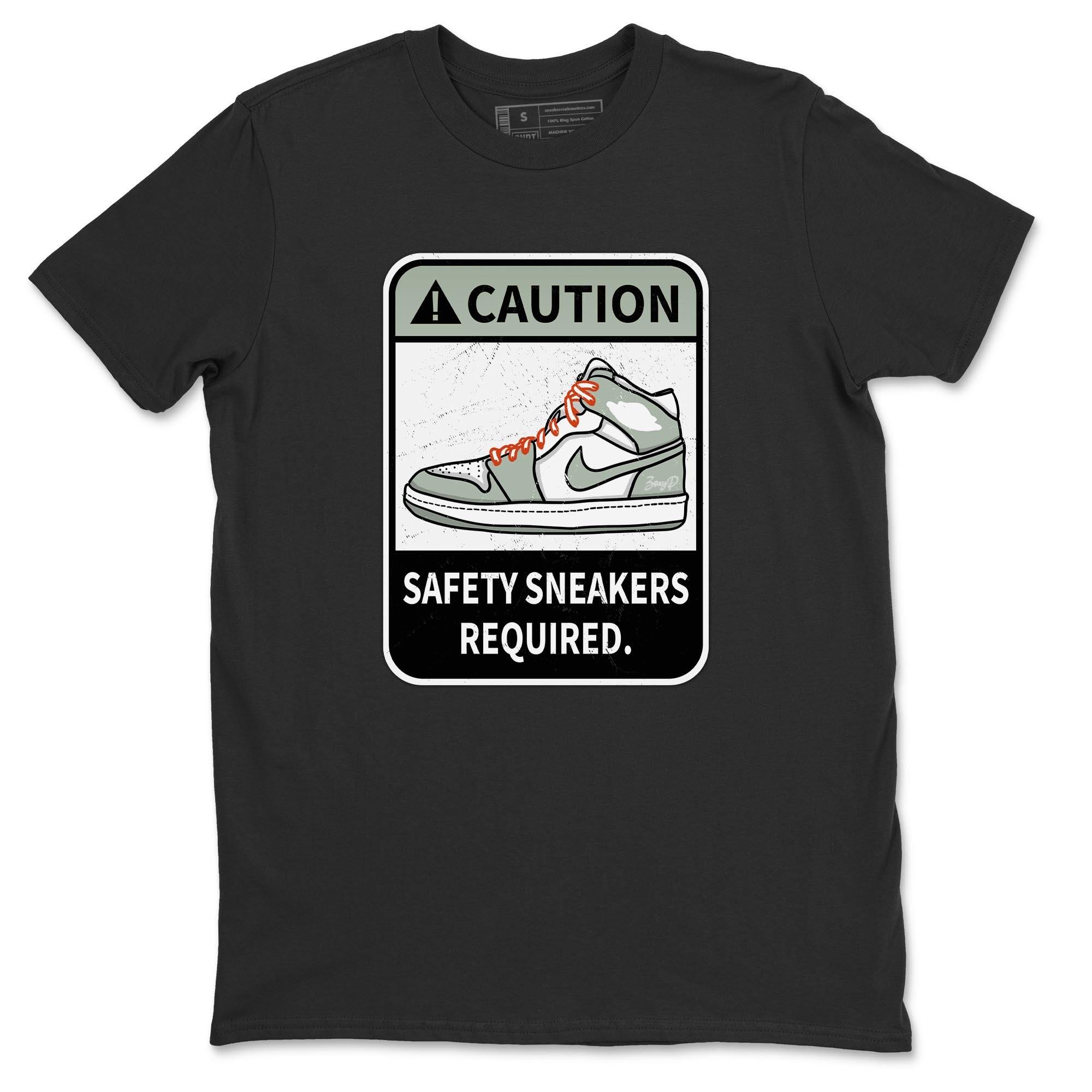 Caution Unisex Tops - Air Jordan 1 Seafoam
