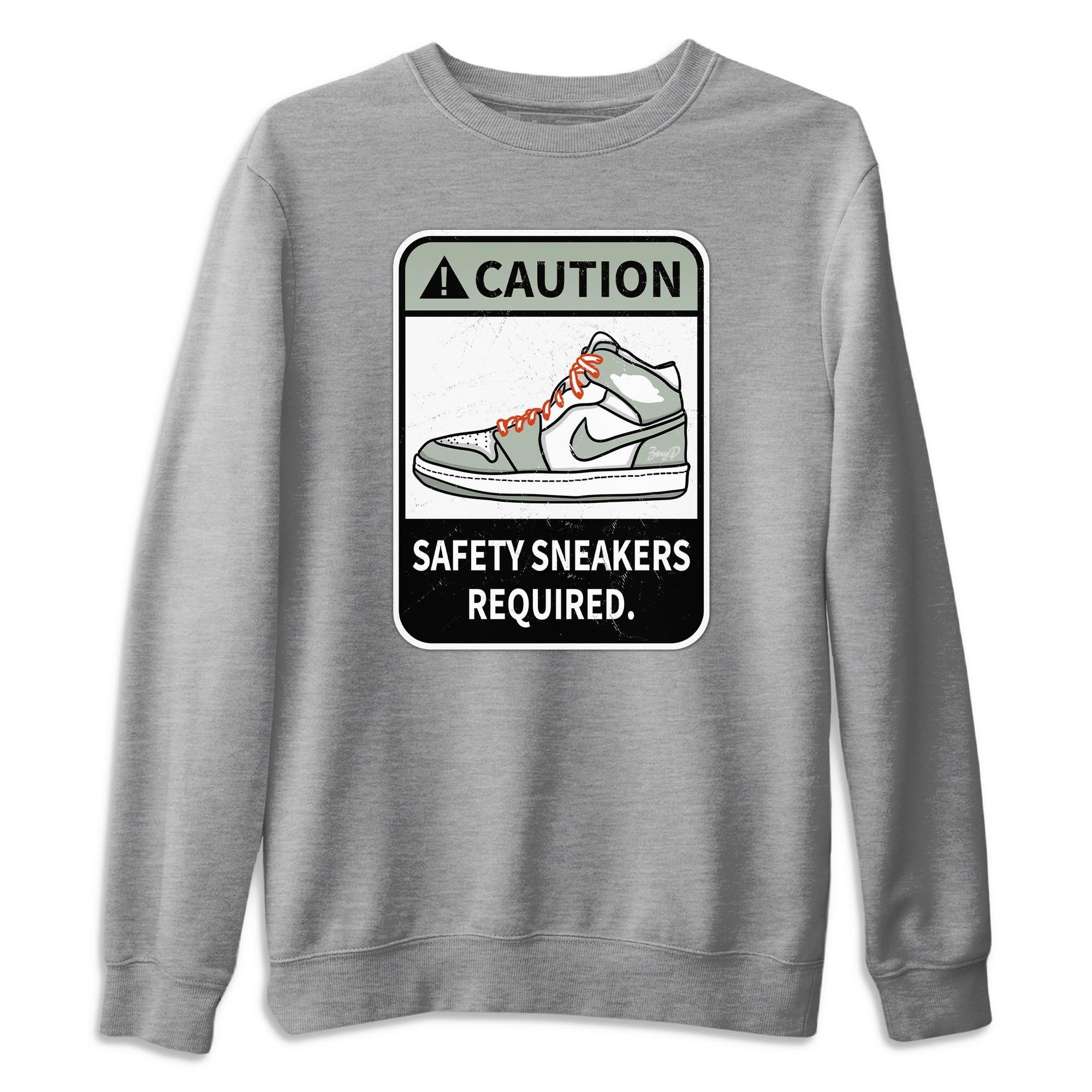 Caution Unisex Tops - Air Jordan 1 Seafoam