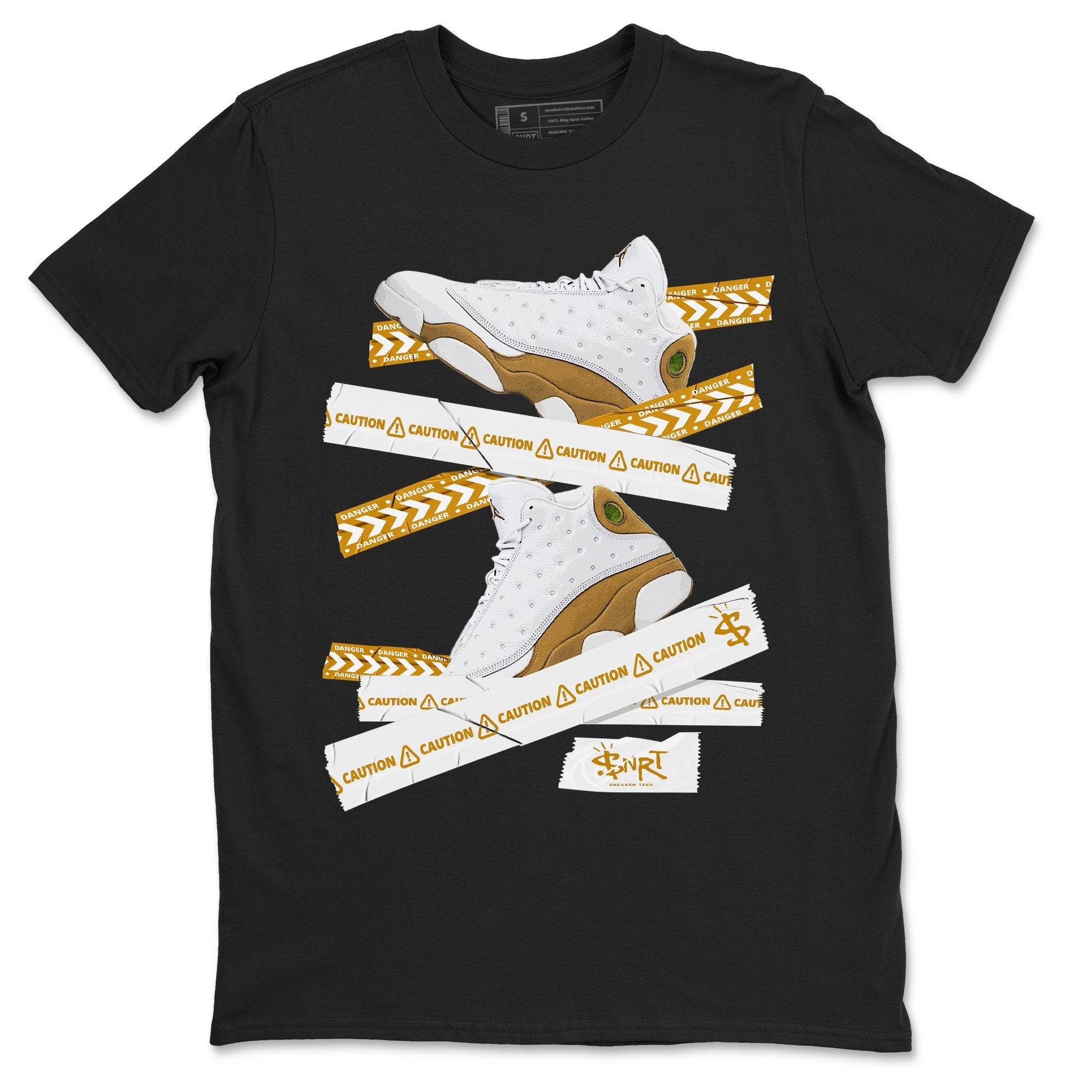 Caution Tape snkmatch Tee - Air Jordan 13 Wheat
