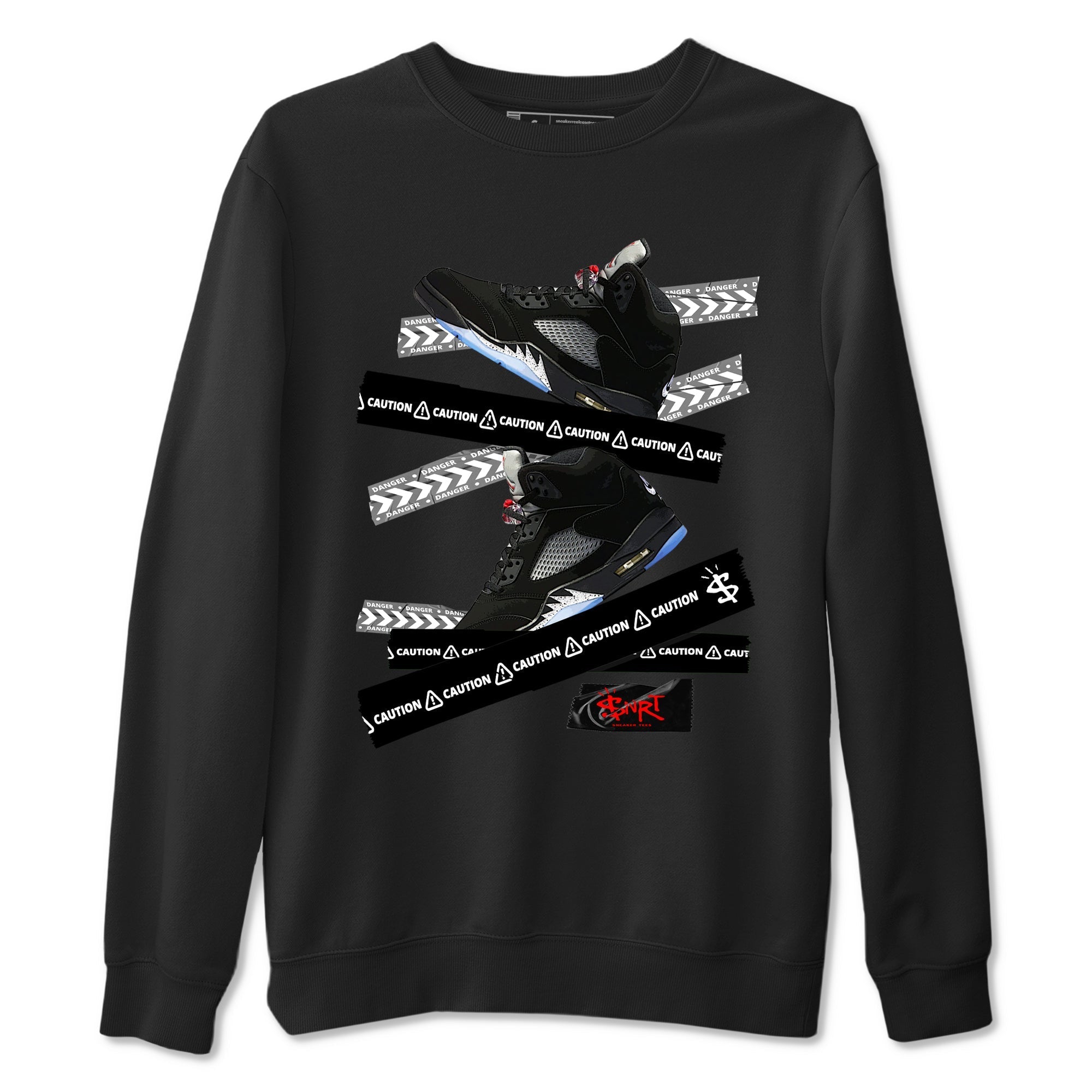 Caution Tape snkmatch Tees - Air Jordan 5 Reimagined