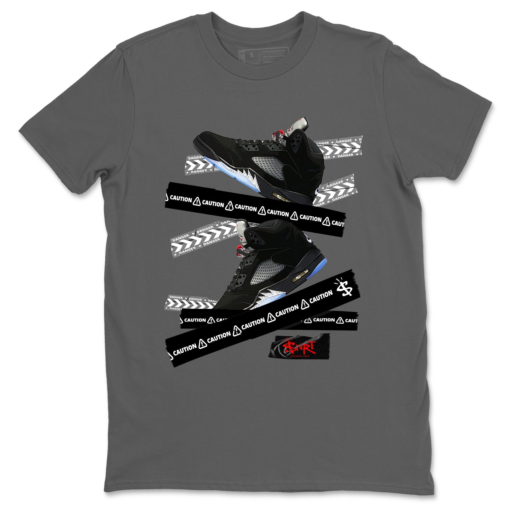 Caution Tape snkmatch Tees - Air Jordan 5 Reimagined