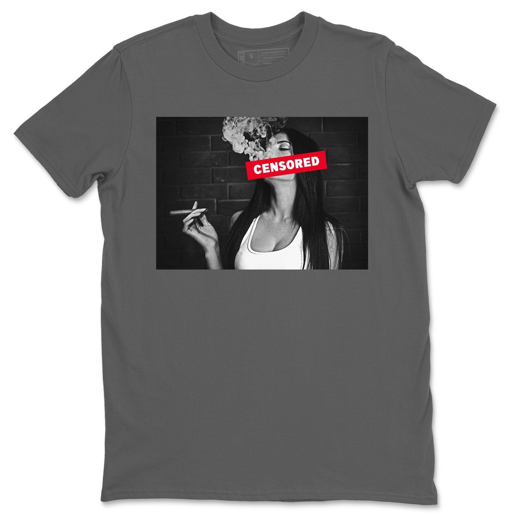 Censored Unisex Tops - Air Jordan 4 Red Thunder