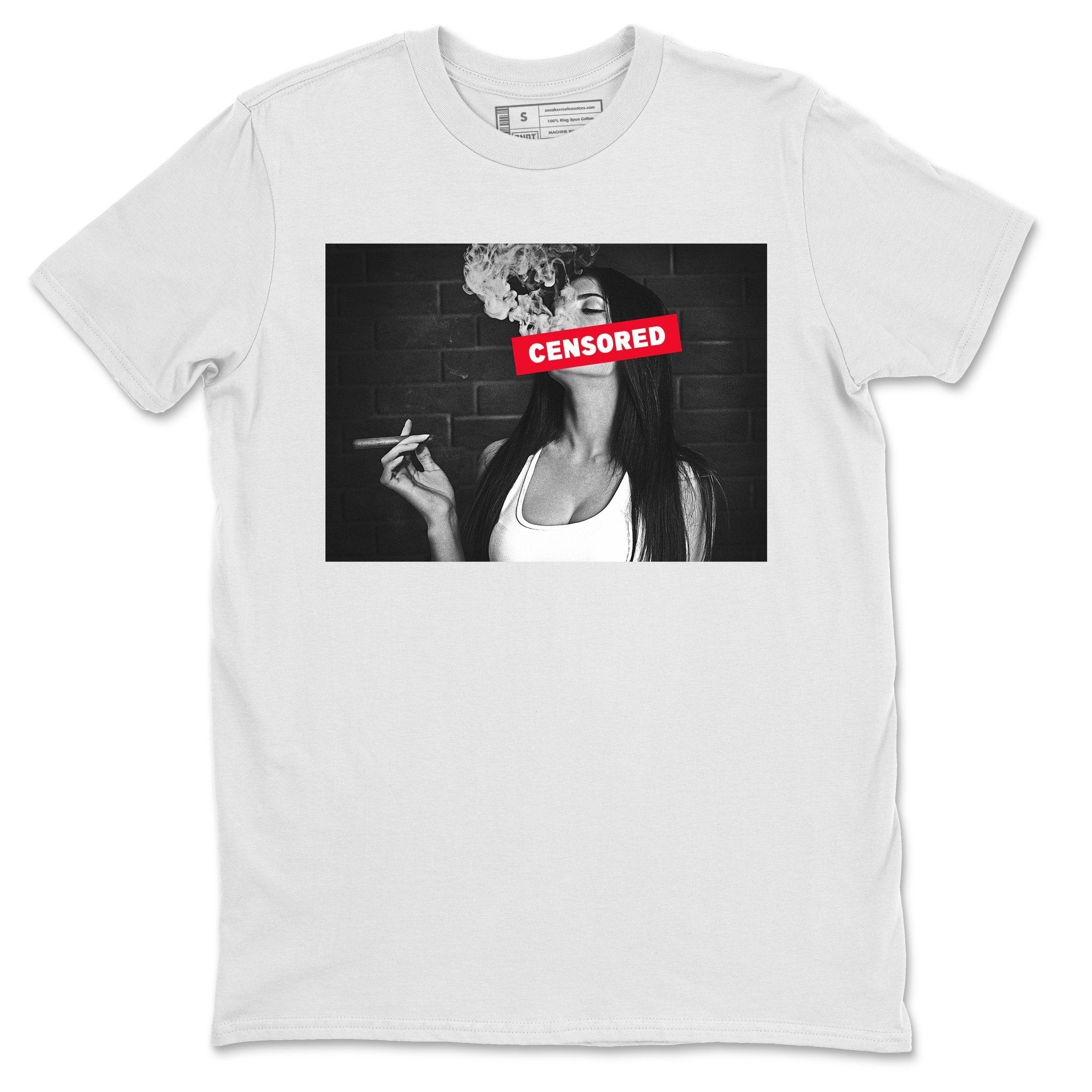 Censored Unisex Tops - Air Jordan 4 Red Thunder
