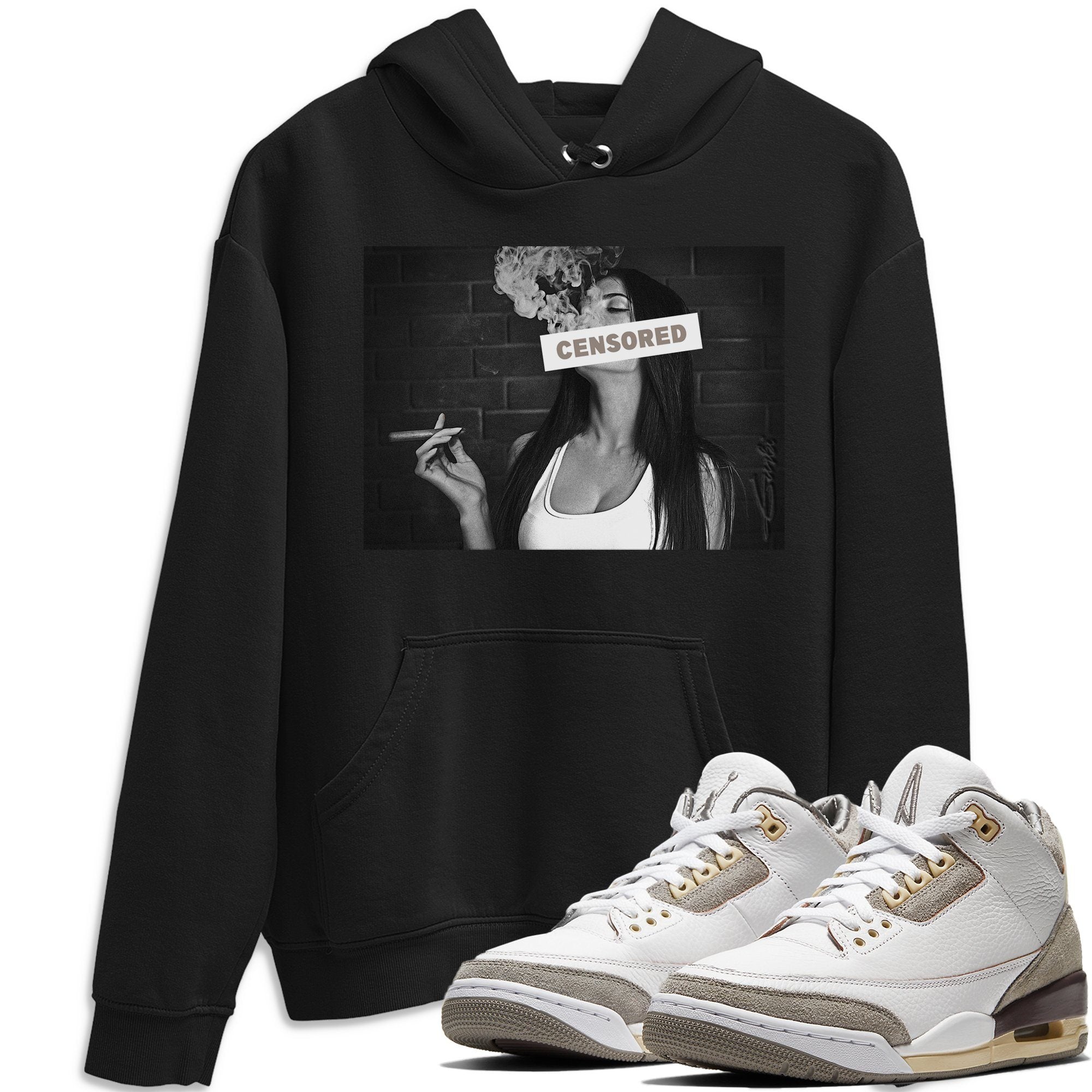 Censored Unisex Tops - Air Jordan 3 A Ma Maniere